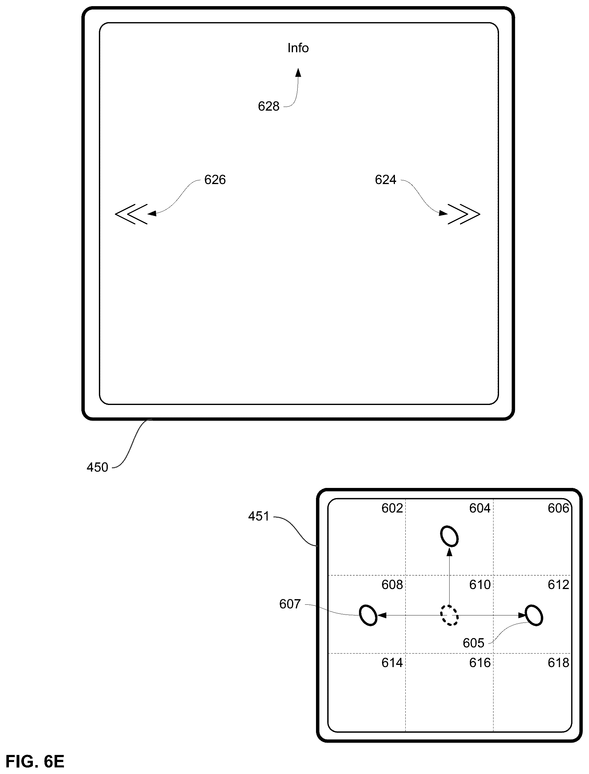 Patent US12468436 Figure 11 – Input device and user interface interactions
