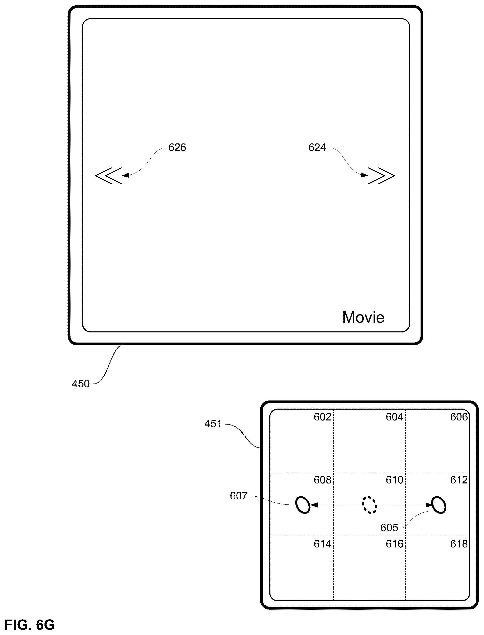Patent US12468436 Figure 13 – Input device and user interface interactions