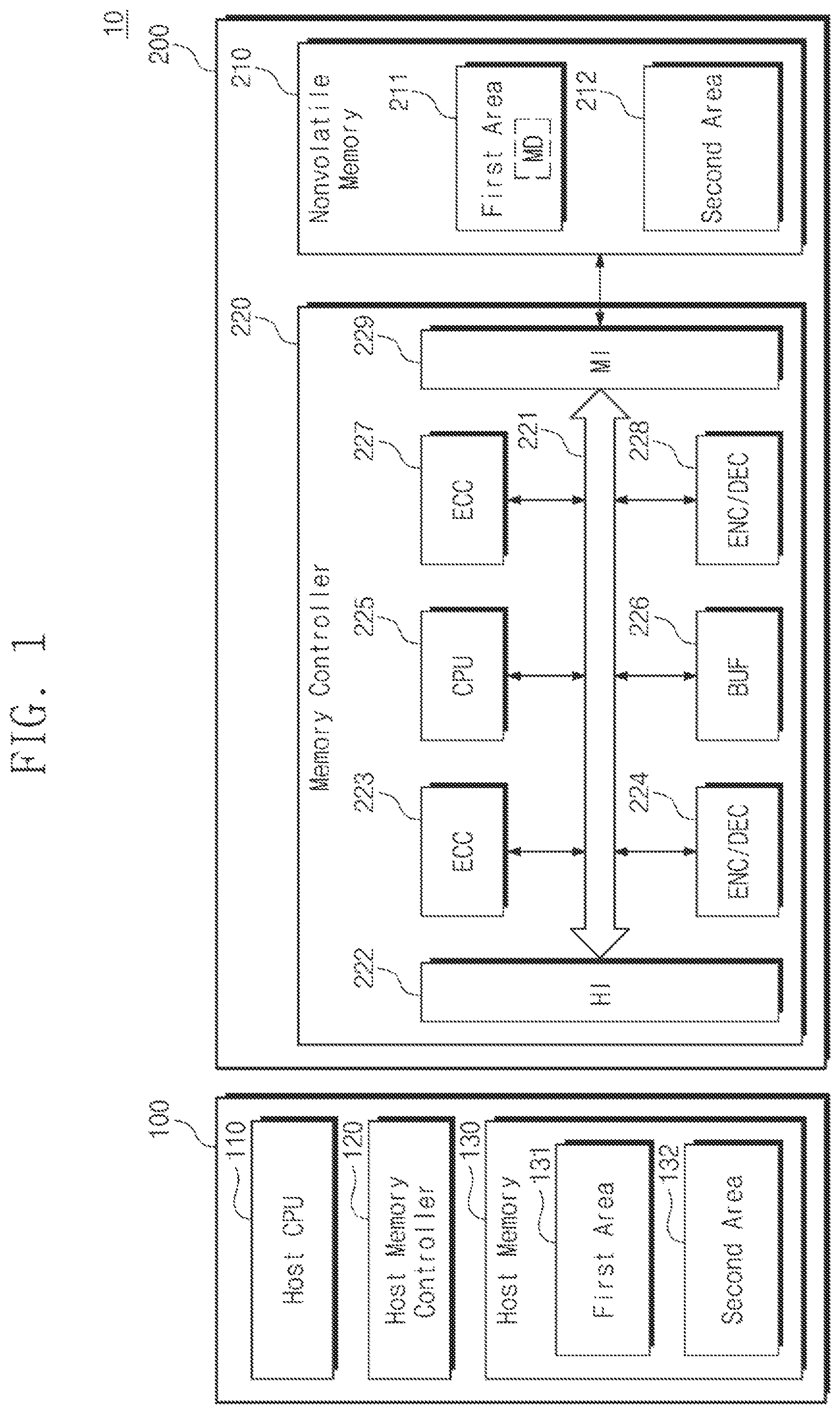 Patent US12468452 Figure 1 – Storage device including nonvolatile memory device and controller