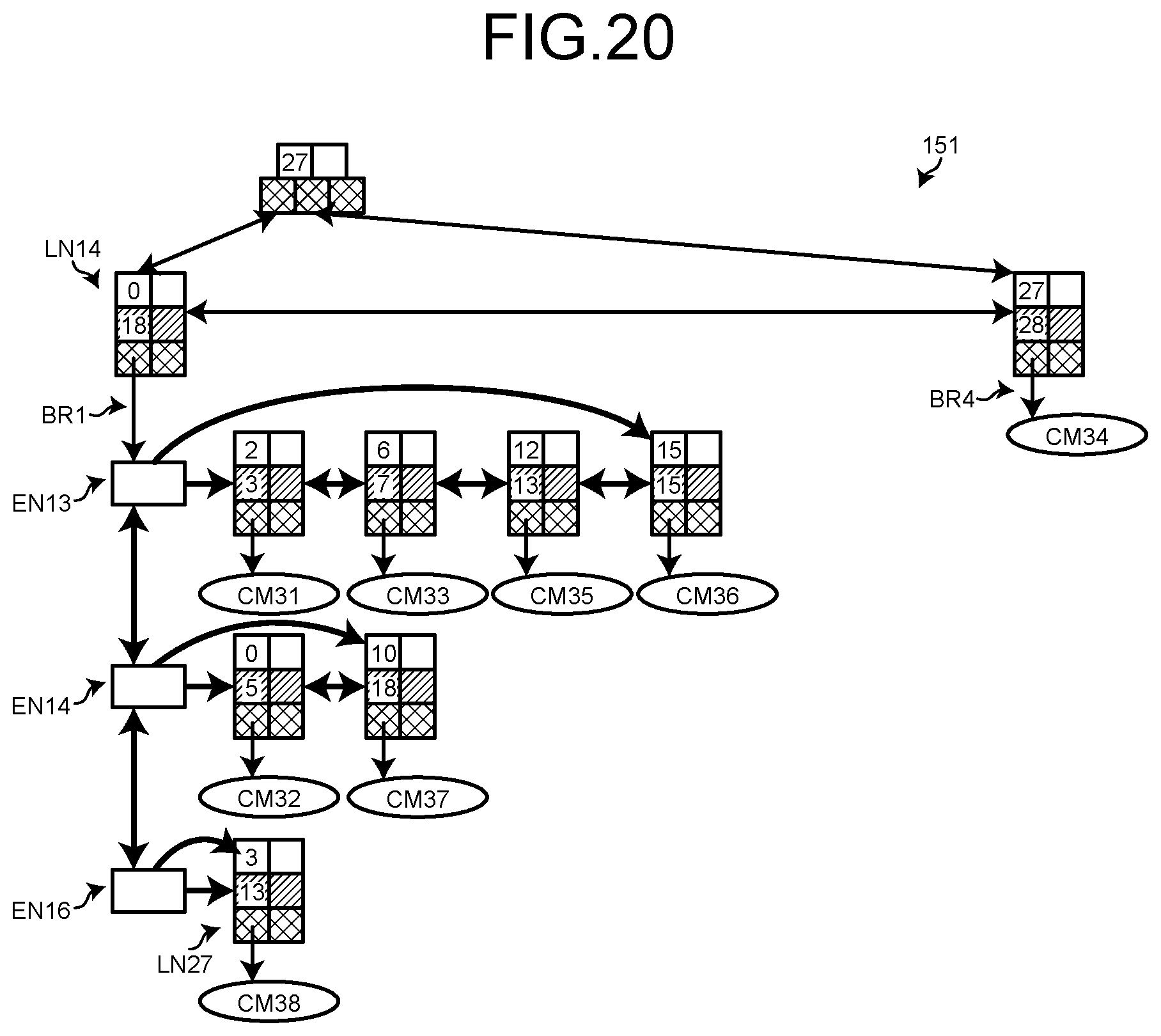 Patent US12468478 Figure 20 – Disk device and command management method