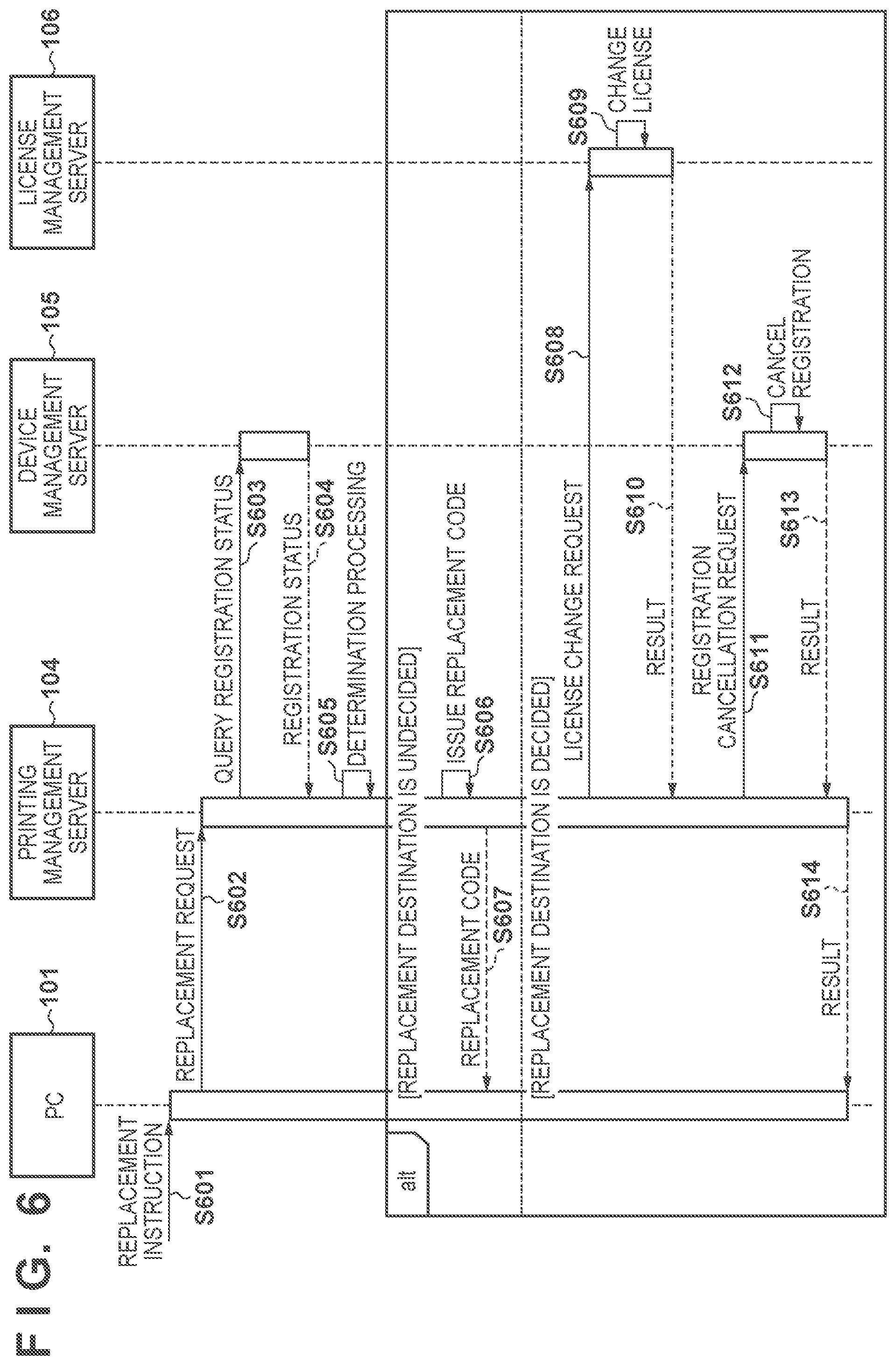 Patent US12468489 Figure 6 – Service providing apparatus and method for controlling same