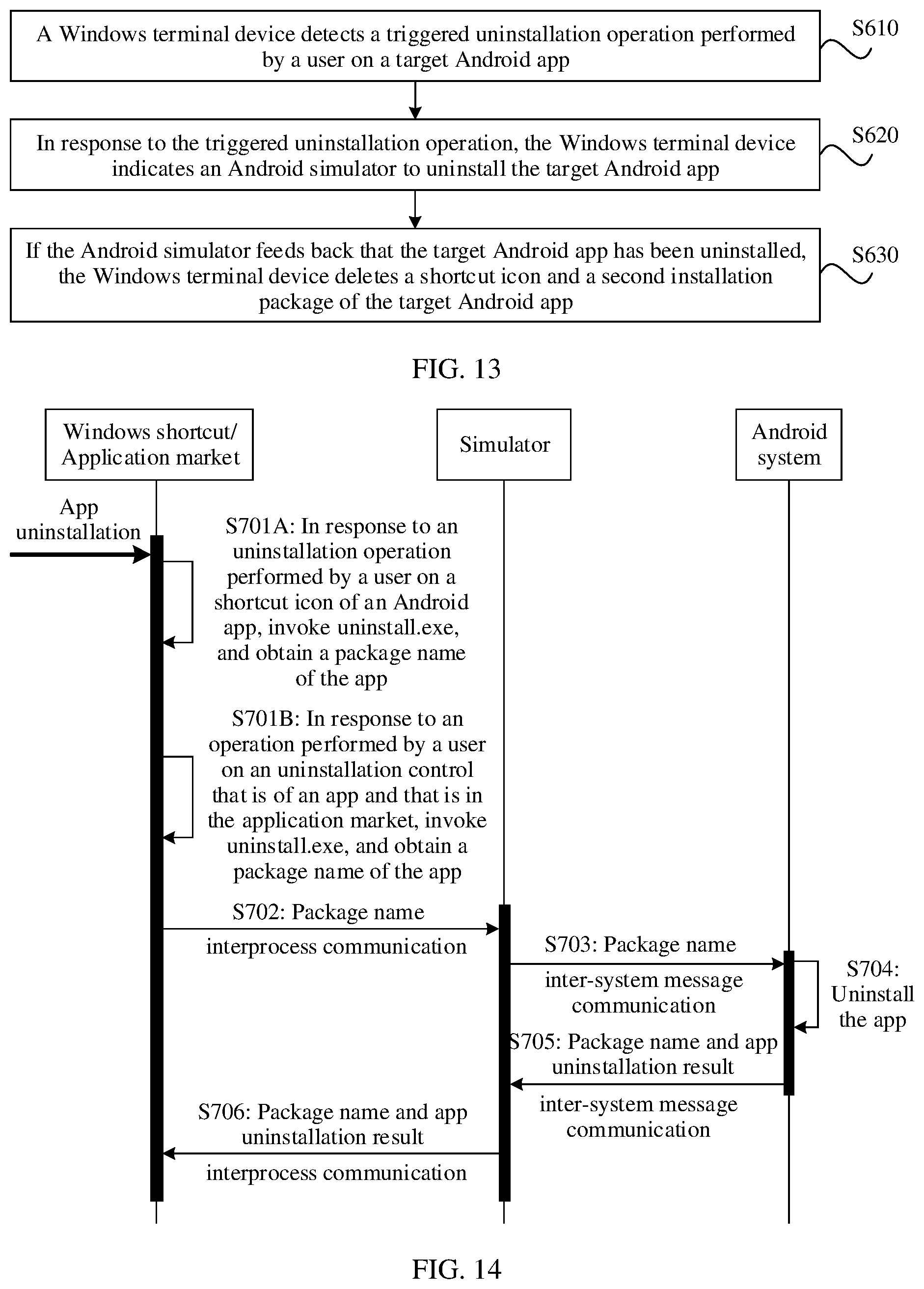 Patent US12468518 Figure 14 – Controlling an android app on a windows operating system using an android simulator