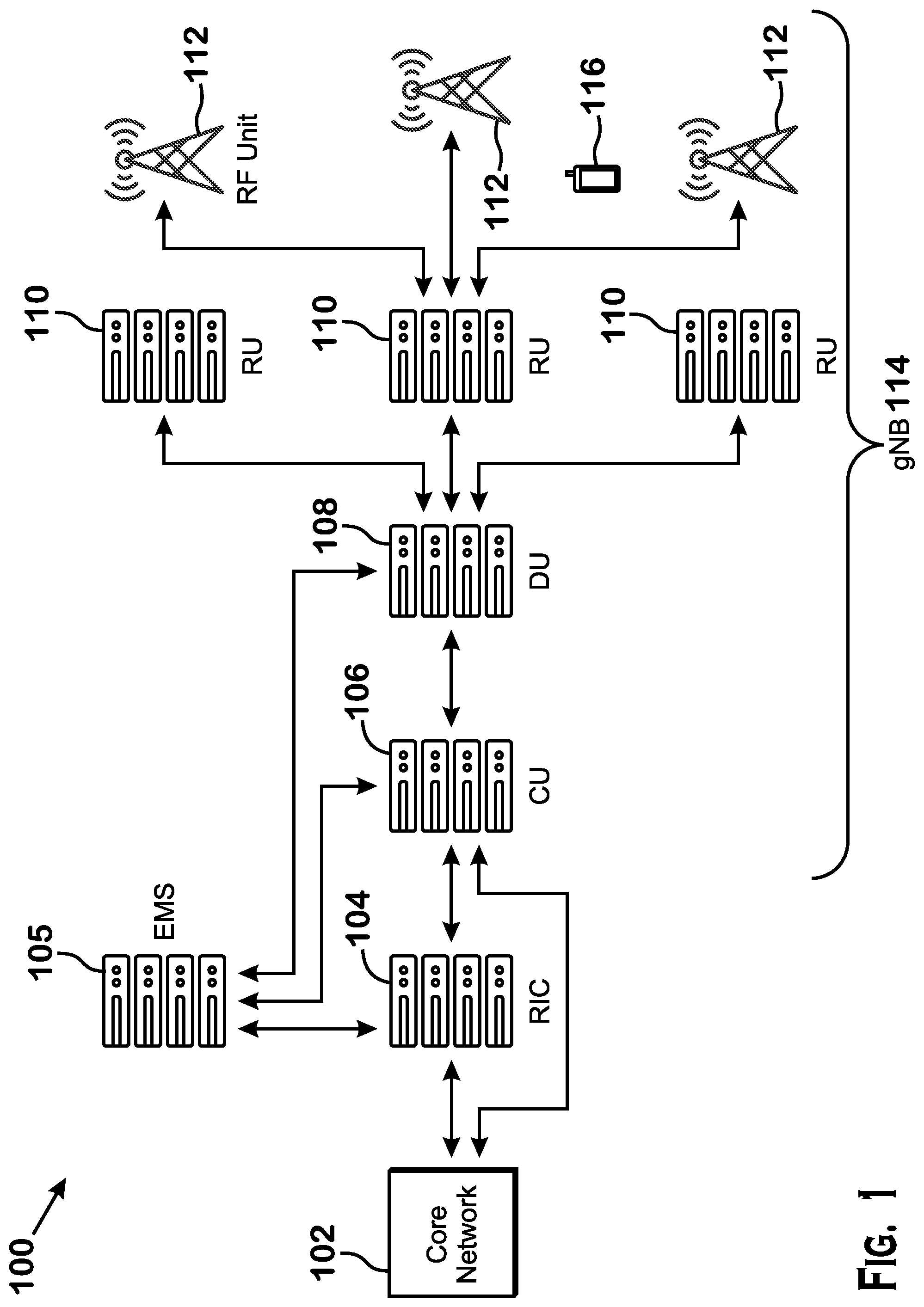 Patent US12468525 Figure 1 – Criteria modification of wireless network infrastructure software package validation