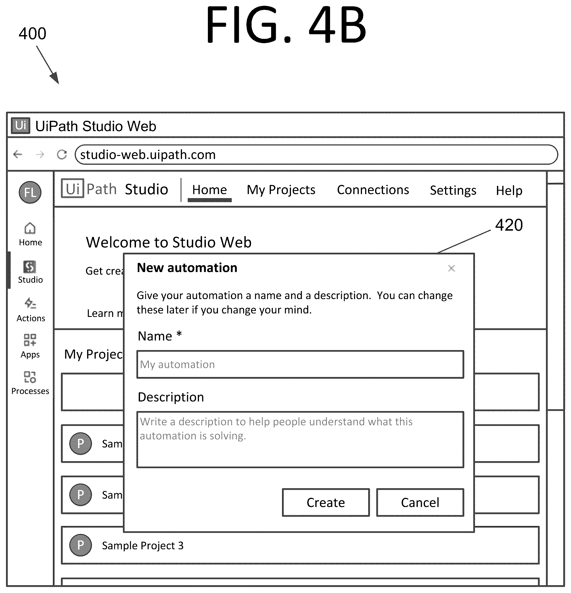 Patent US12468557 Figure 6 – Web-based robotic process automation designer systems and automations for virtual machines, sessions, and containers