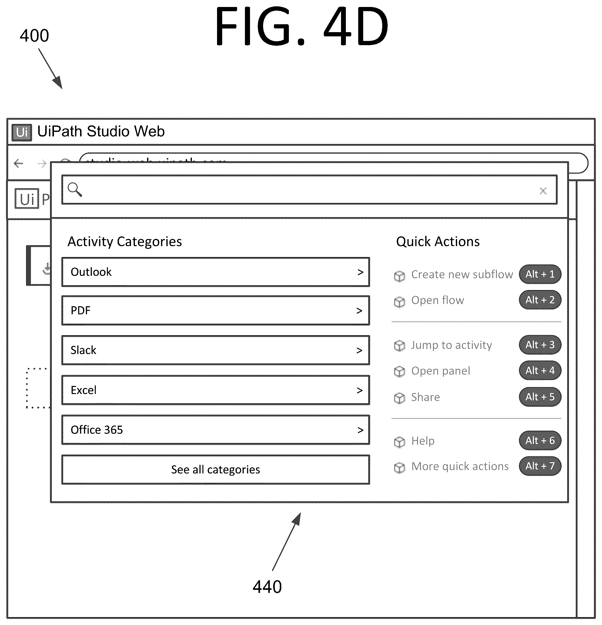 Patent US12468557 Figure 8 – Web-based robotic process automation designer systems and automations for virtual machines, sessions, and containers