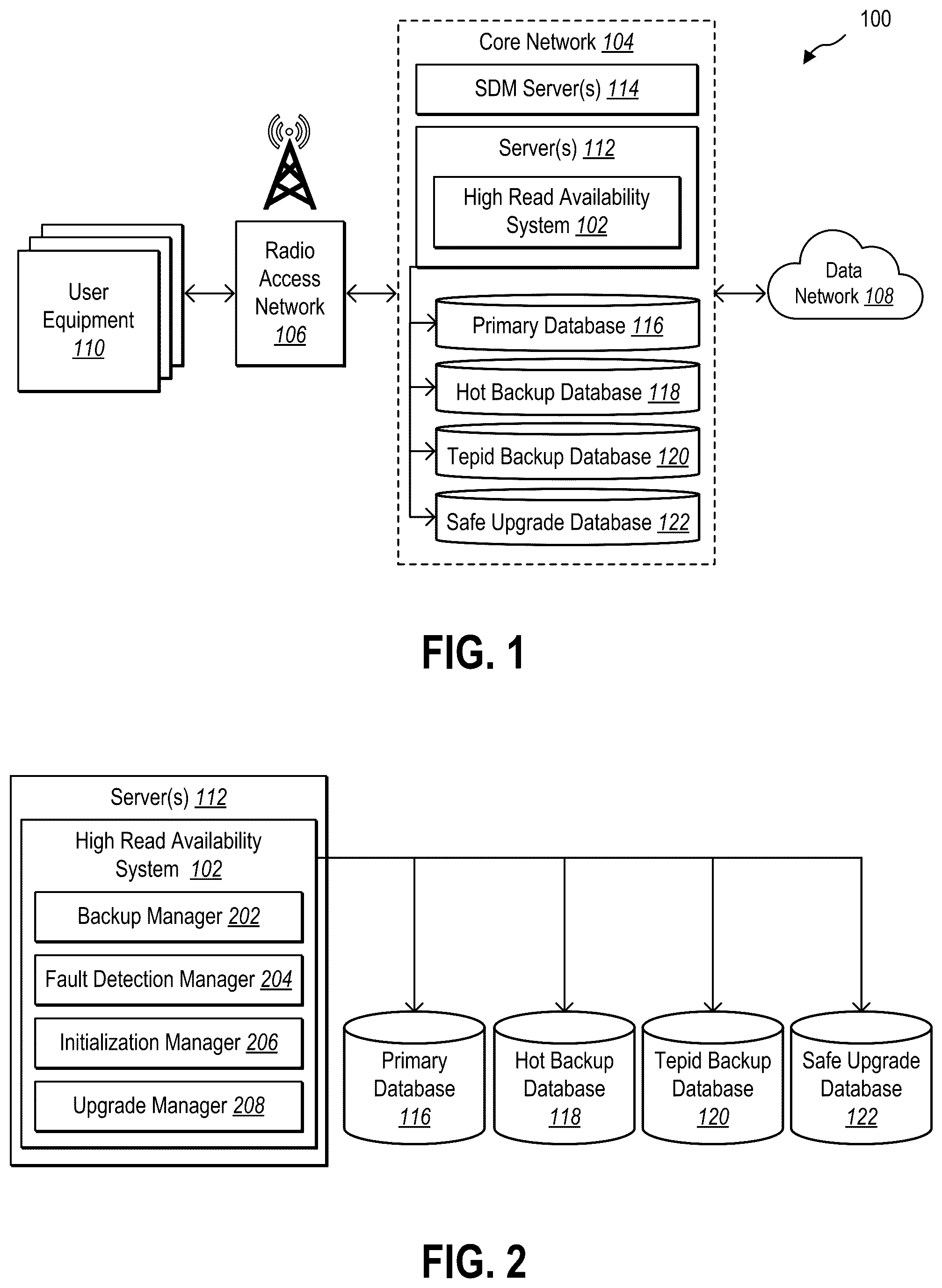 Patent US12468603 Figure 1 – Providing extremely high read availability in a telecommunication environment
