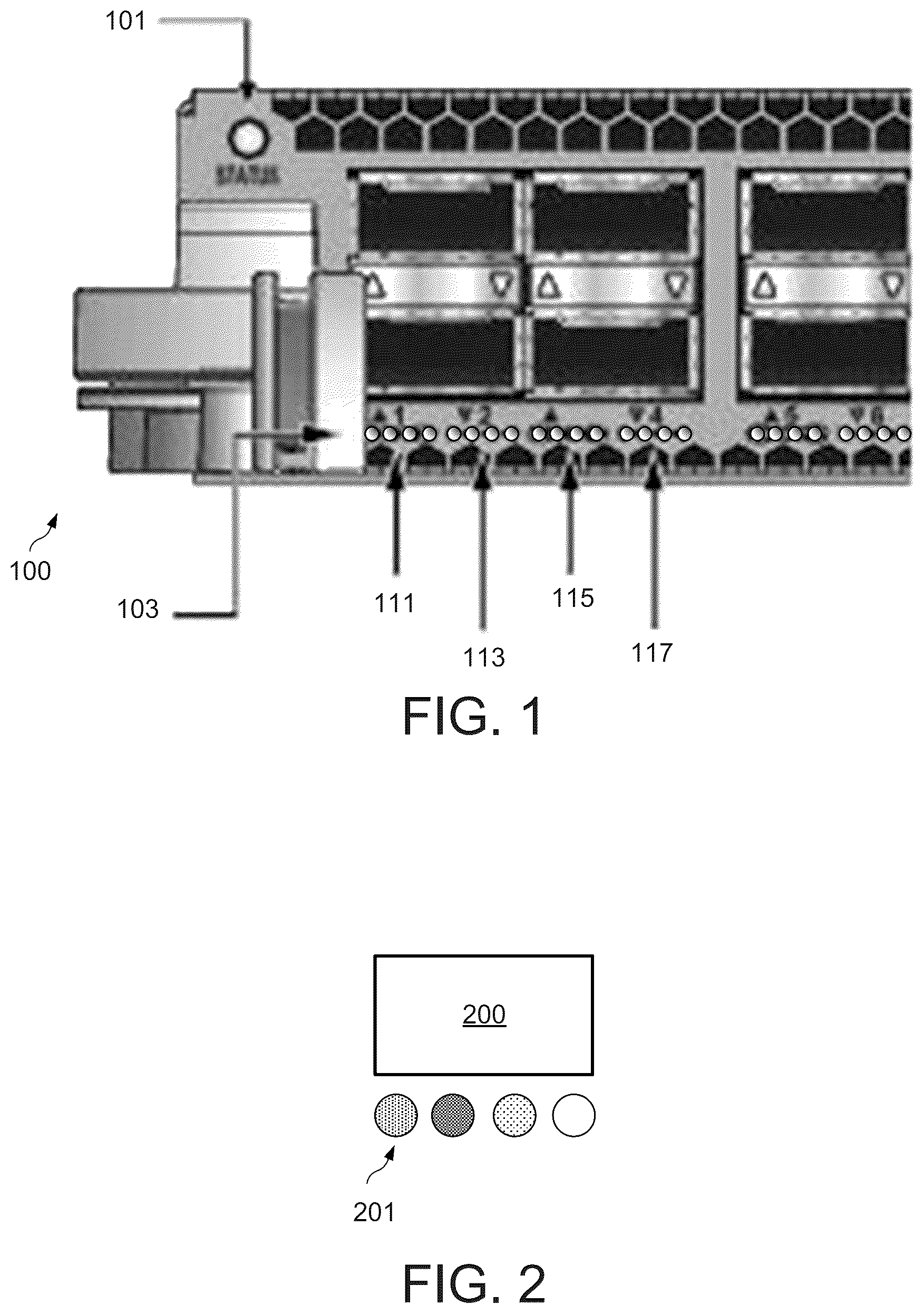 Patent US12468615 Figure 1 – System and method for signaling interface status using a single indicator