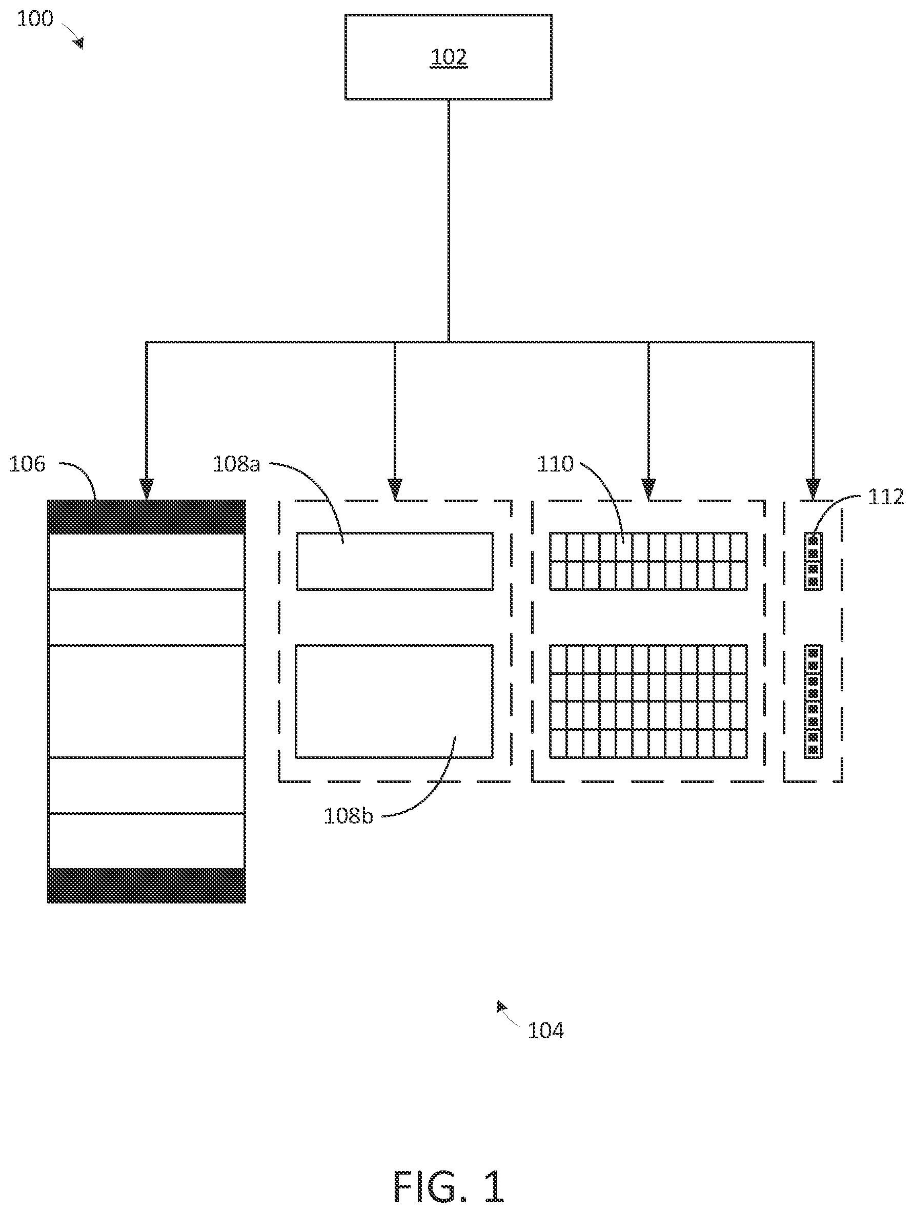 Patent US12468628 — Systems and methods for synchronous cell switching for scalable memory — Figure 1