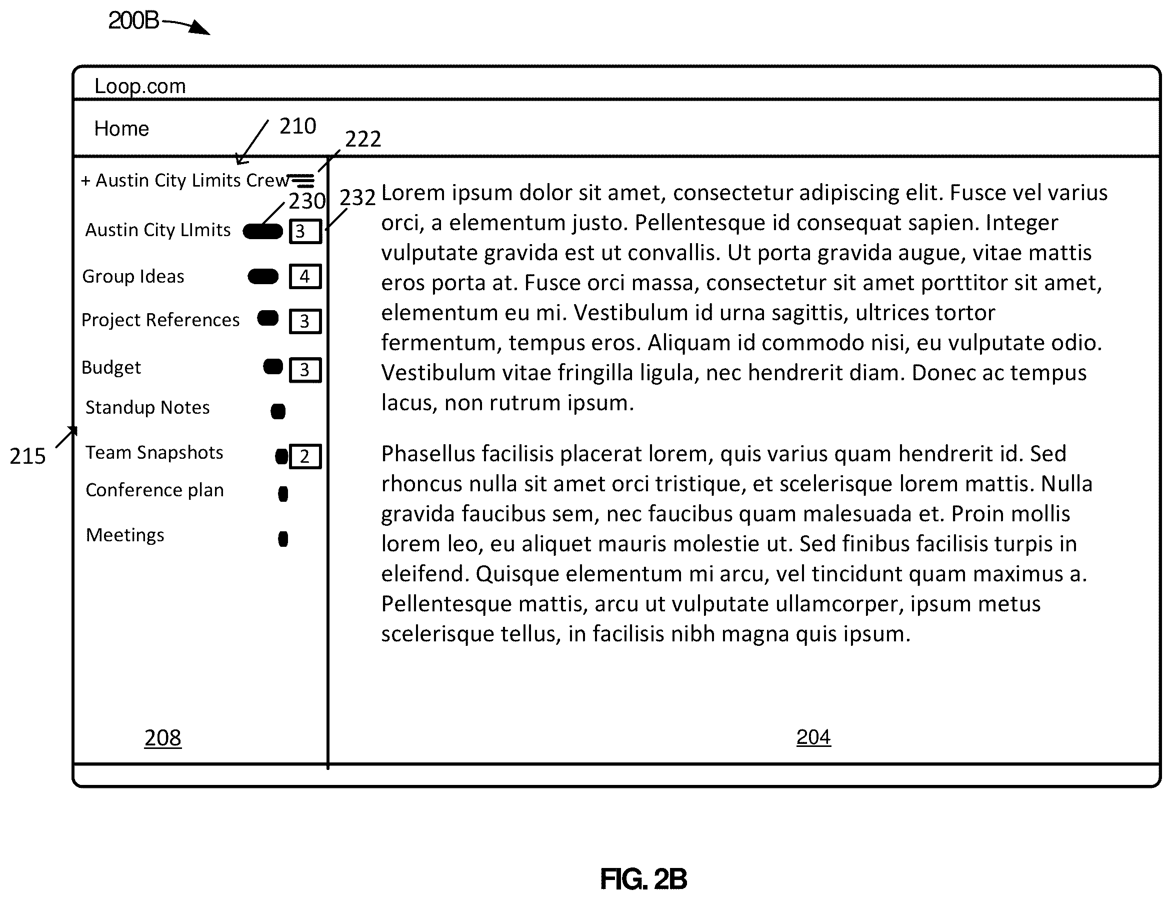 Patent US12468659 Figure 3 – Activity based sorting in collaborative applications