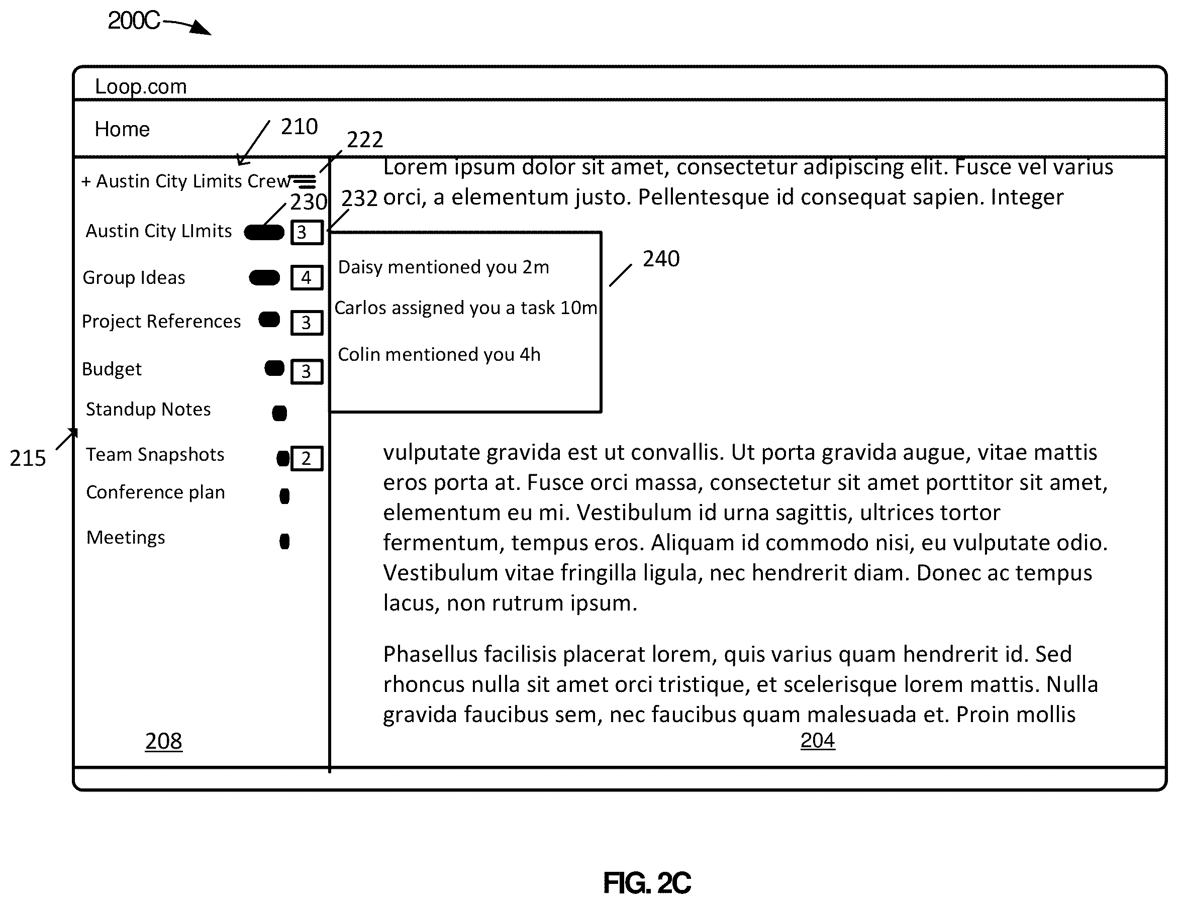 Patent US12468659 Figure 4 – Activity based sorting in collaborative applications