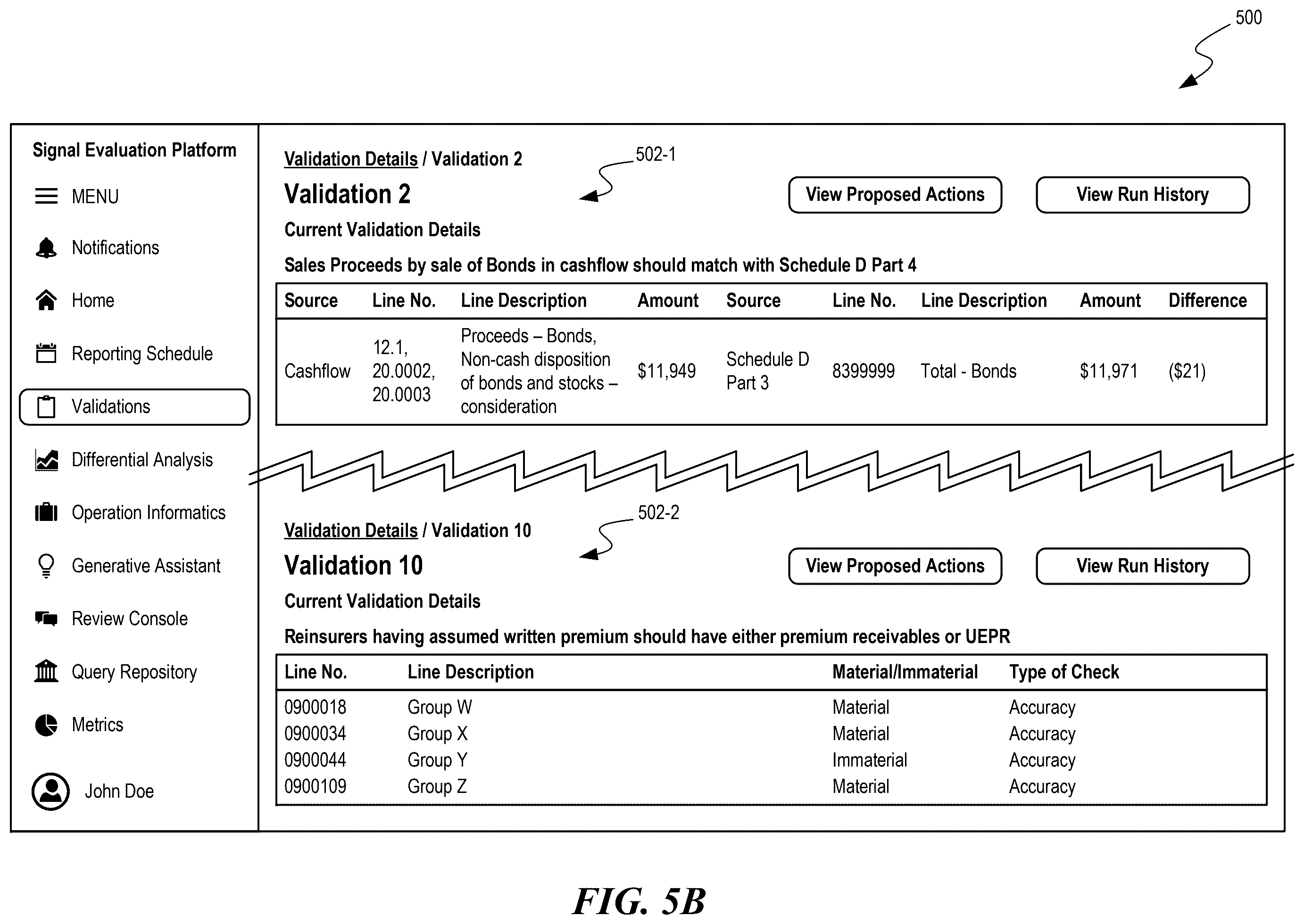 Patent US12468696 Figure 6 – Signal evaluation platform