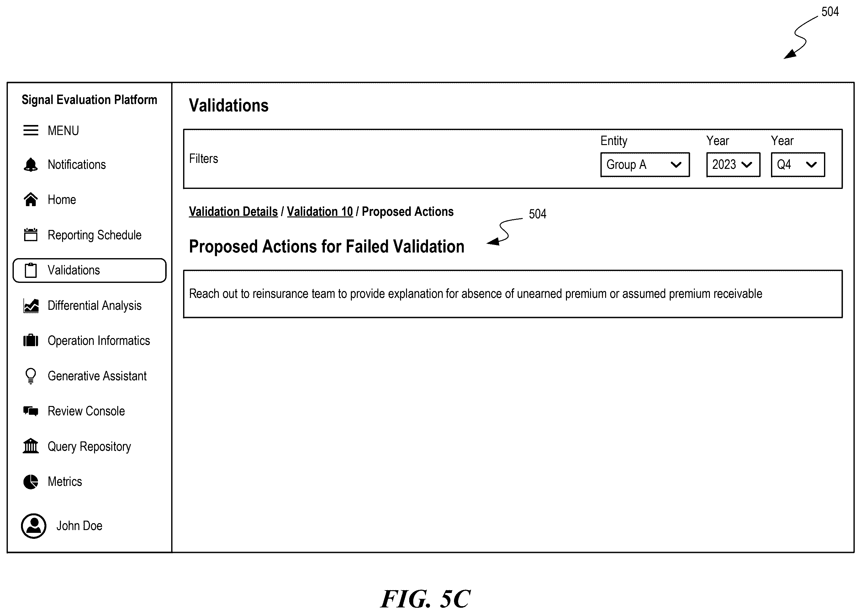 Patent US12468696 Figure 7 – Signal evaluation platform