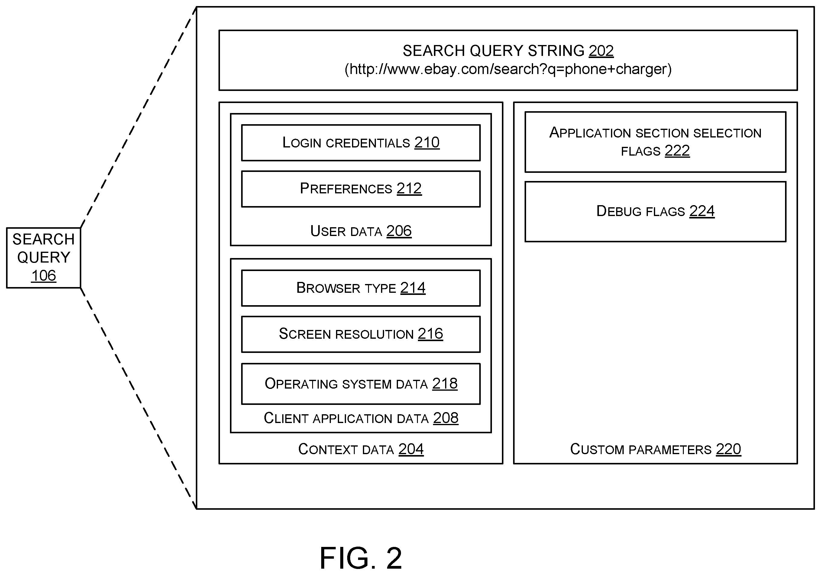 Patent US12468700 Figure 2 – Asynchronous predictive caching of content listed in search results