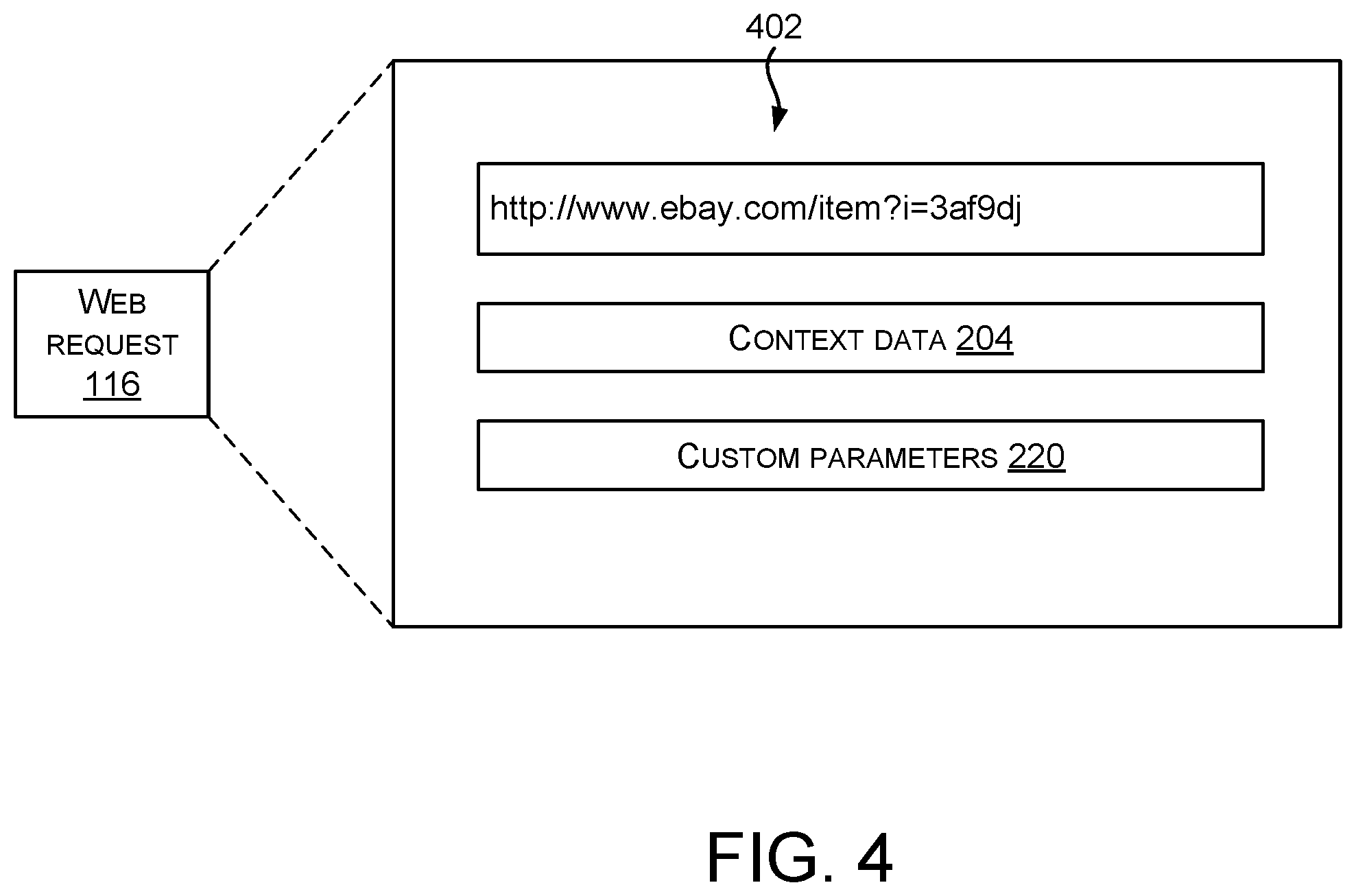 Patent US12468700 Figure 4 – Asynchronous predictive caching of content listed in search results