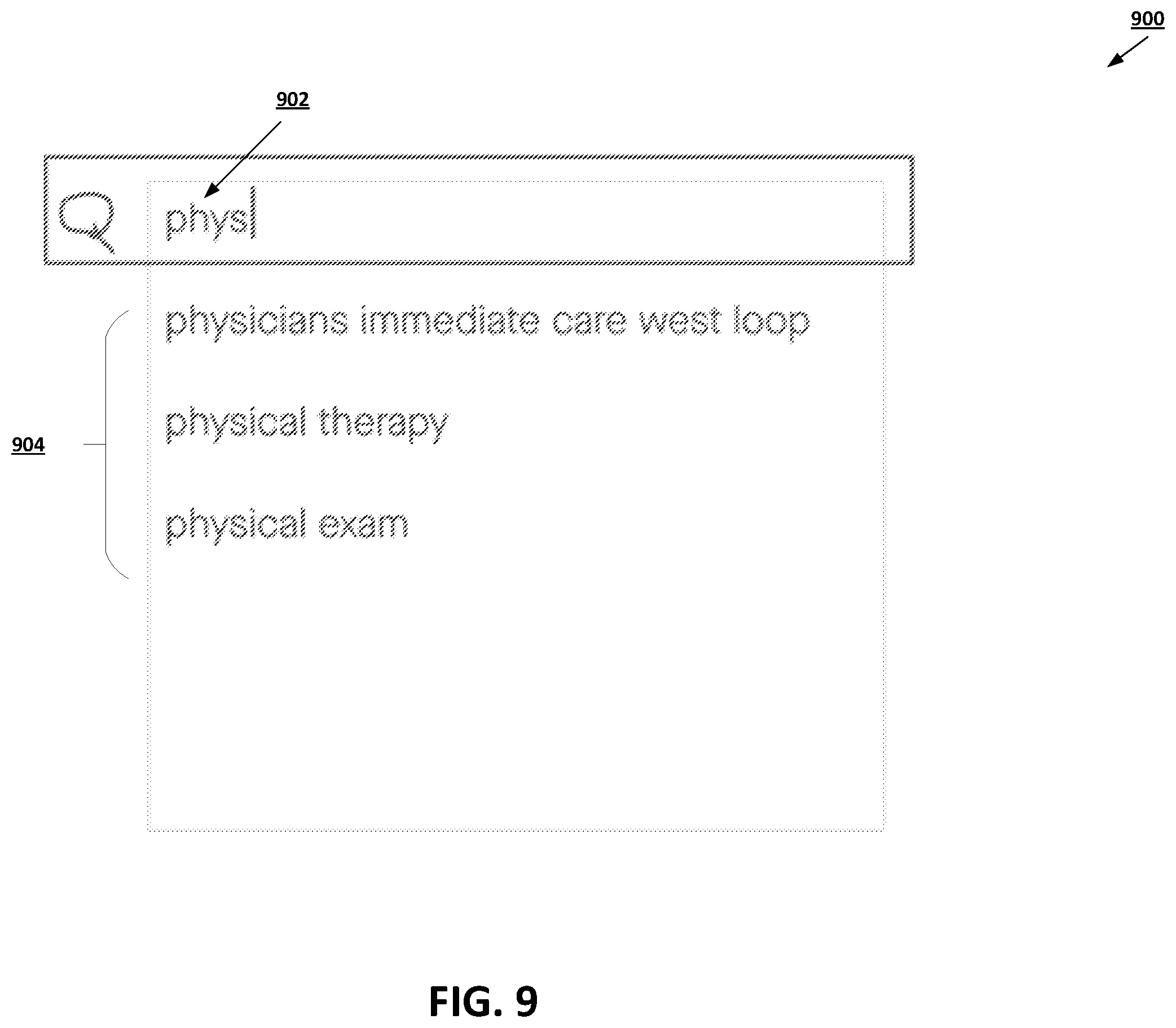 Patent US12468765 Figure 9 – Machine learning techniques for generating personalized autocomplete prediction