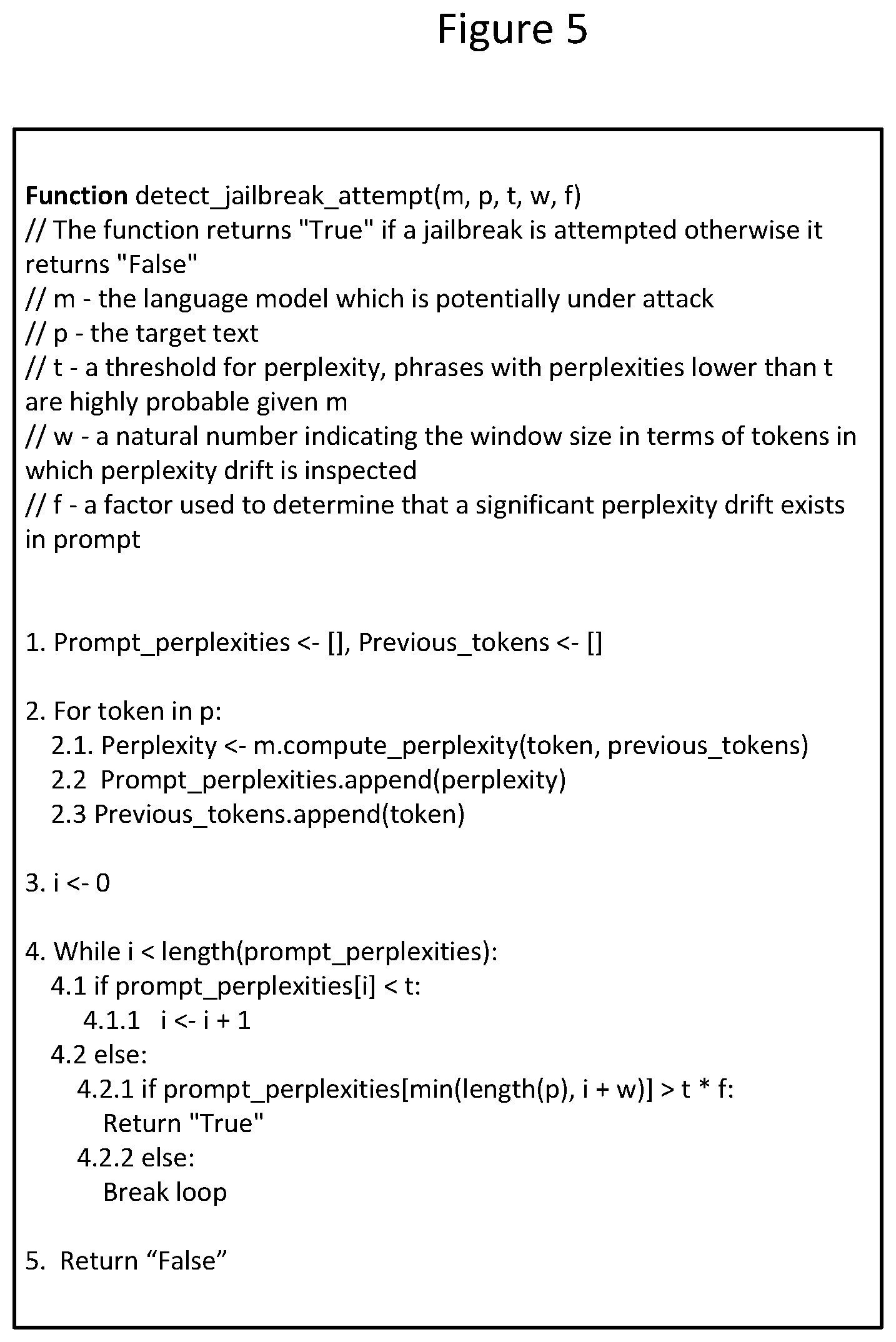 Patent US12468785 Figure 5 – Detecting jailbreak attempts on generative models