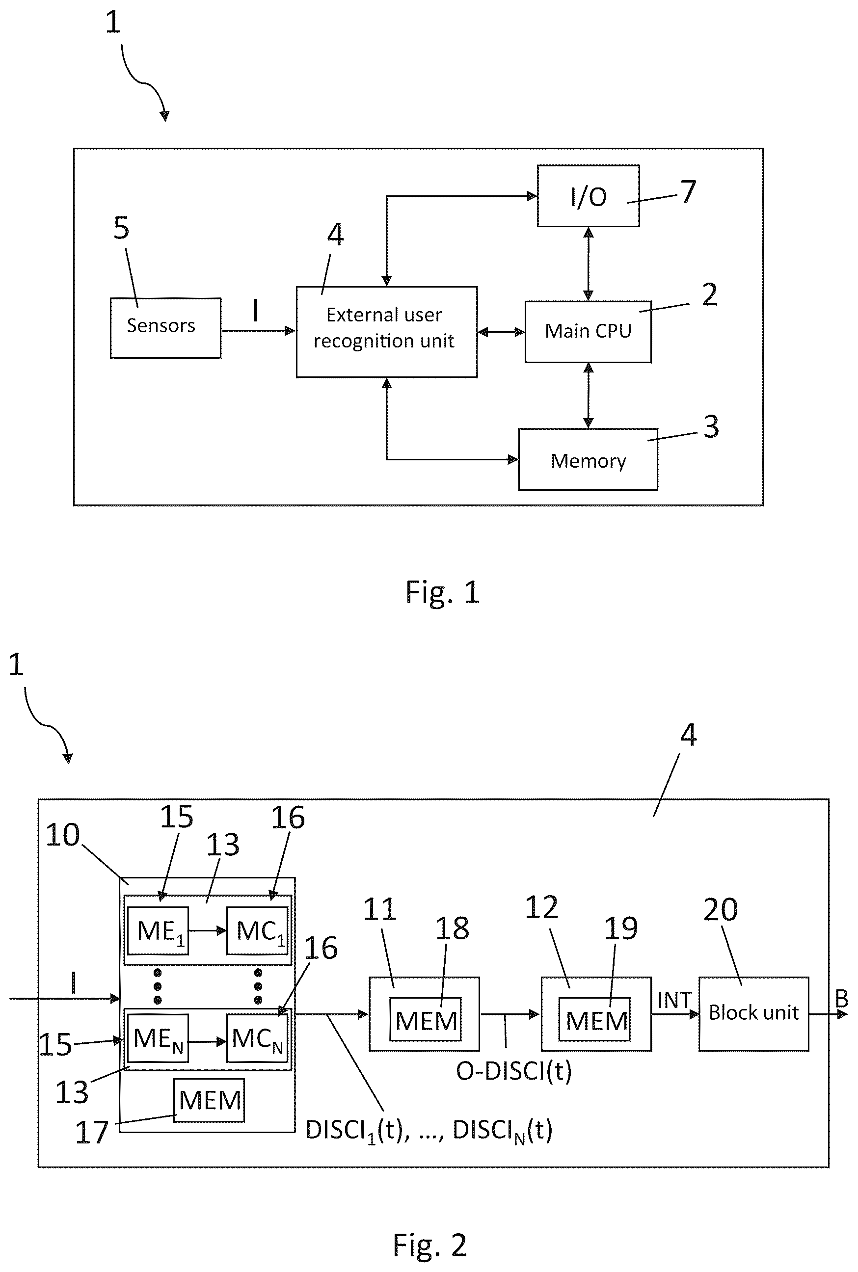Patent US12468791 Figure 1 – Recognition of unauthorized access of a portable electronic apparatus