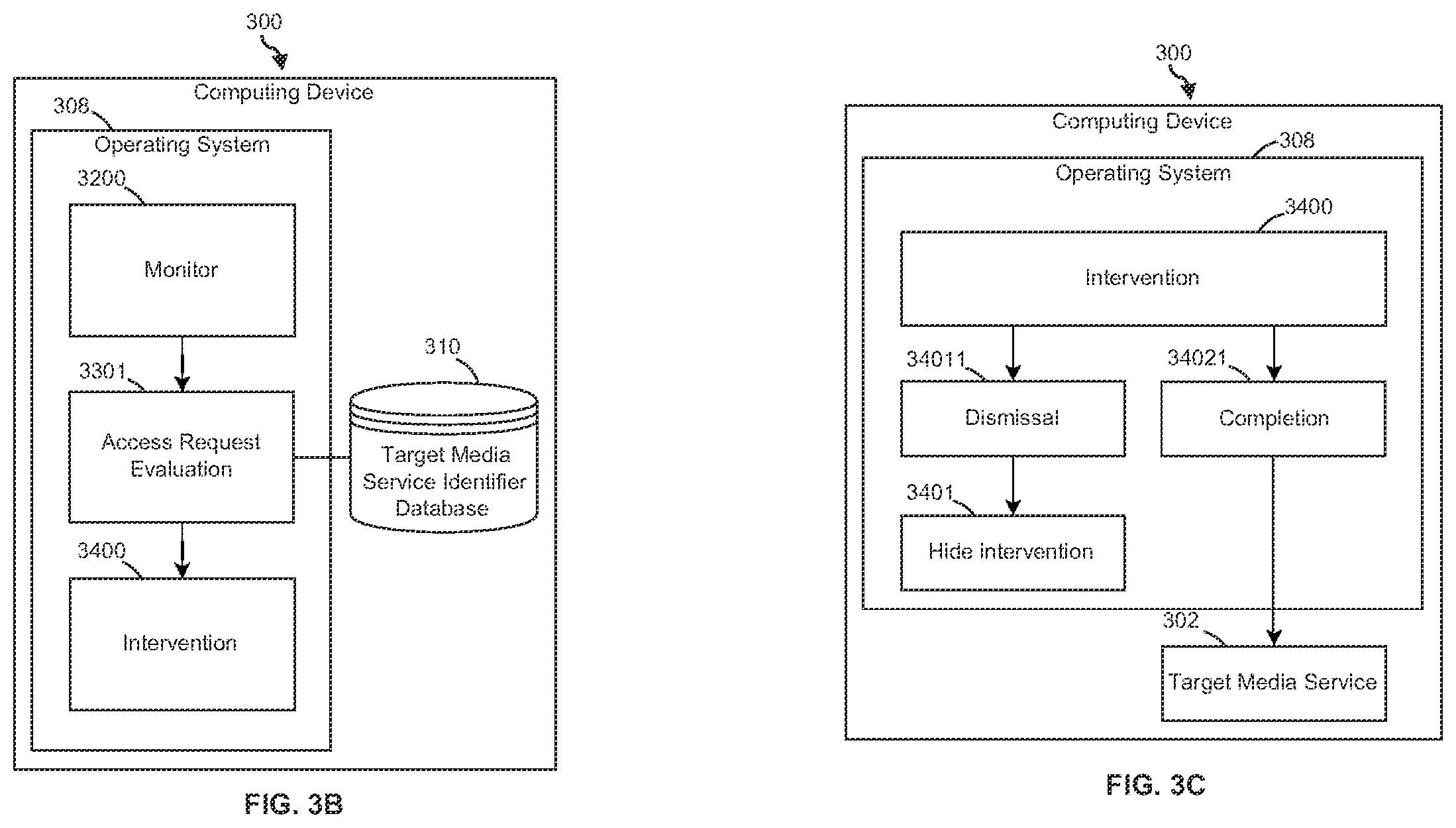 Patent US12468828 Figure 7 – Method and computing device for intervening access to a target media service