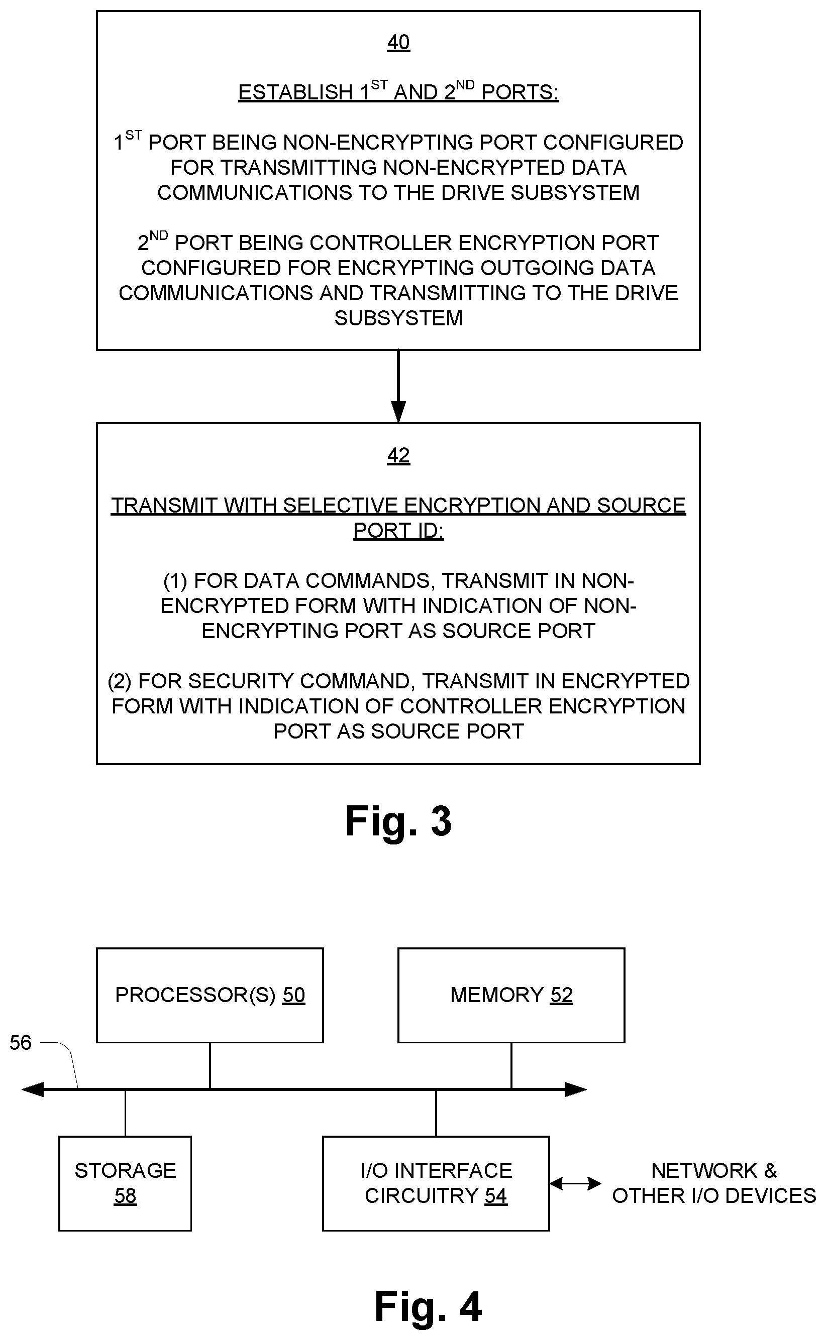 Patent US12468861 Figure 3 – Data storage system using selective encryption based on port binding in communications with drive subsystem