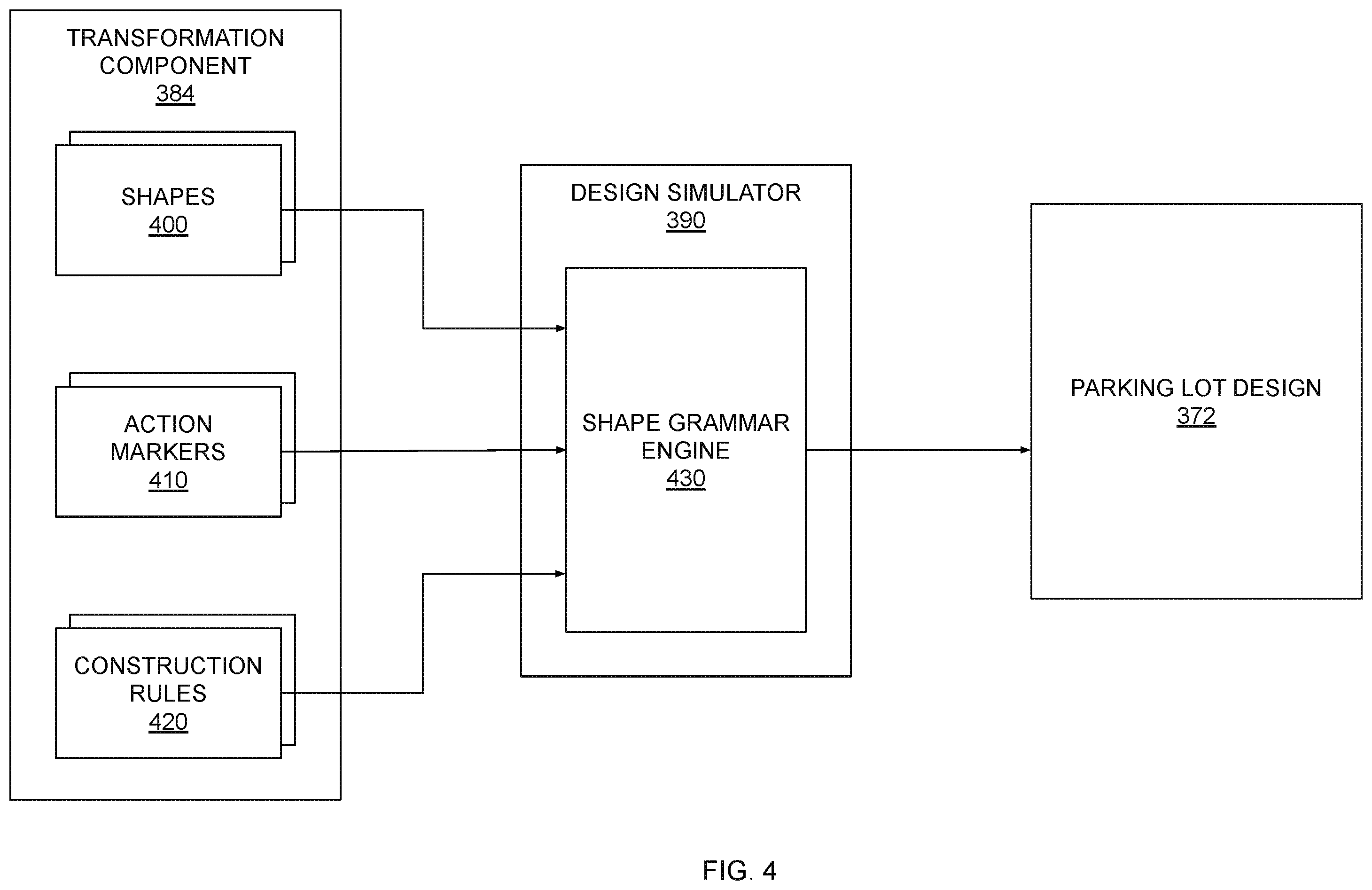 Patent US12468864 Figure 4 – Generating designs for multi-family housing projects using shape parameter transformations