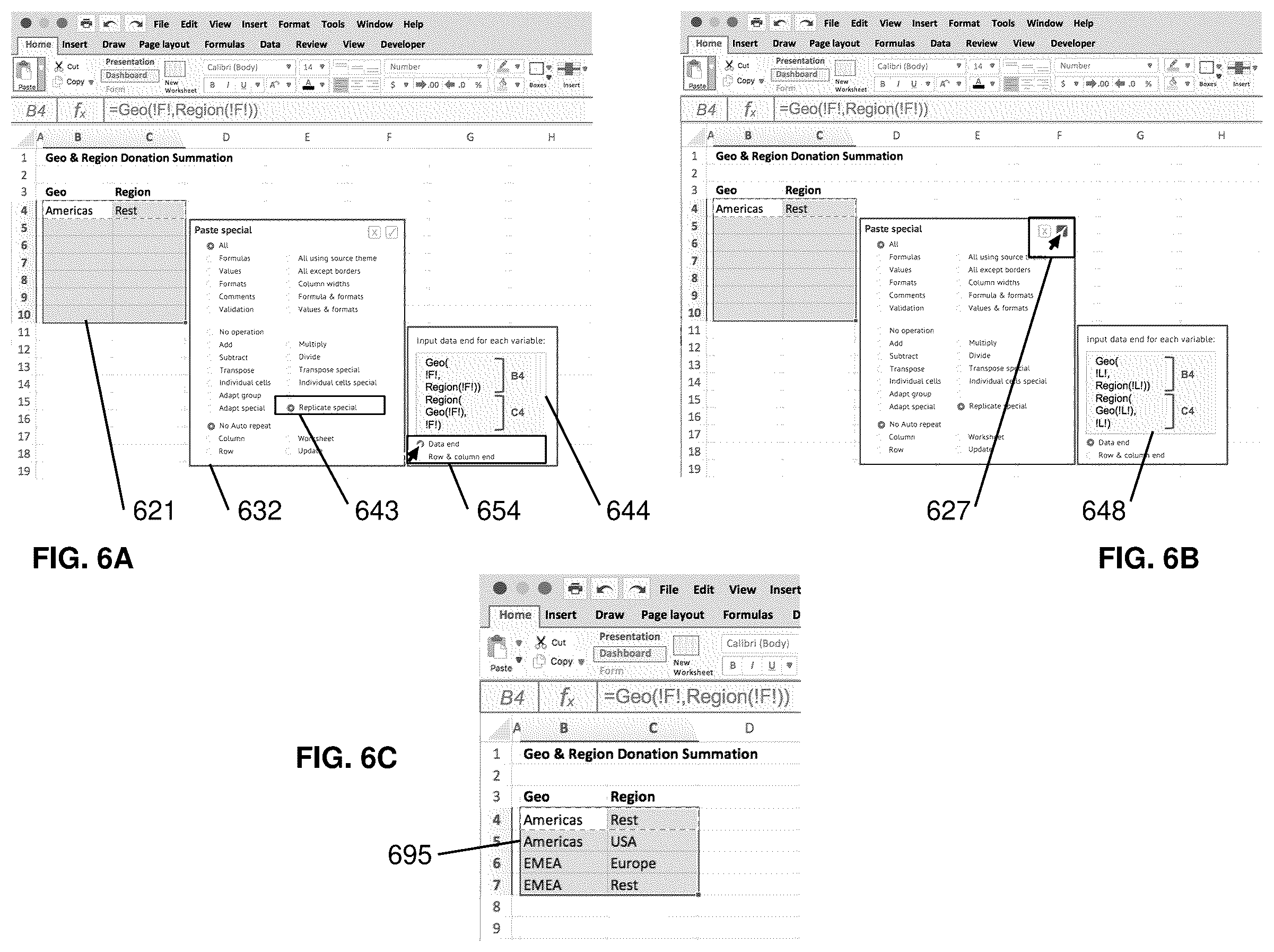 Patent US12468881 Figure 6 – Methods and systems for connecting a spreadsheet to external data sources with ordered formulaic use of data retrieved