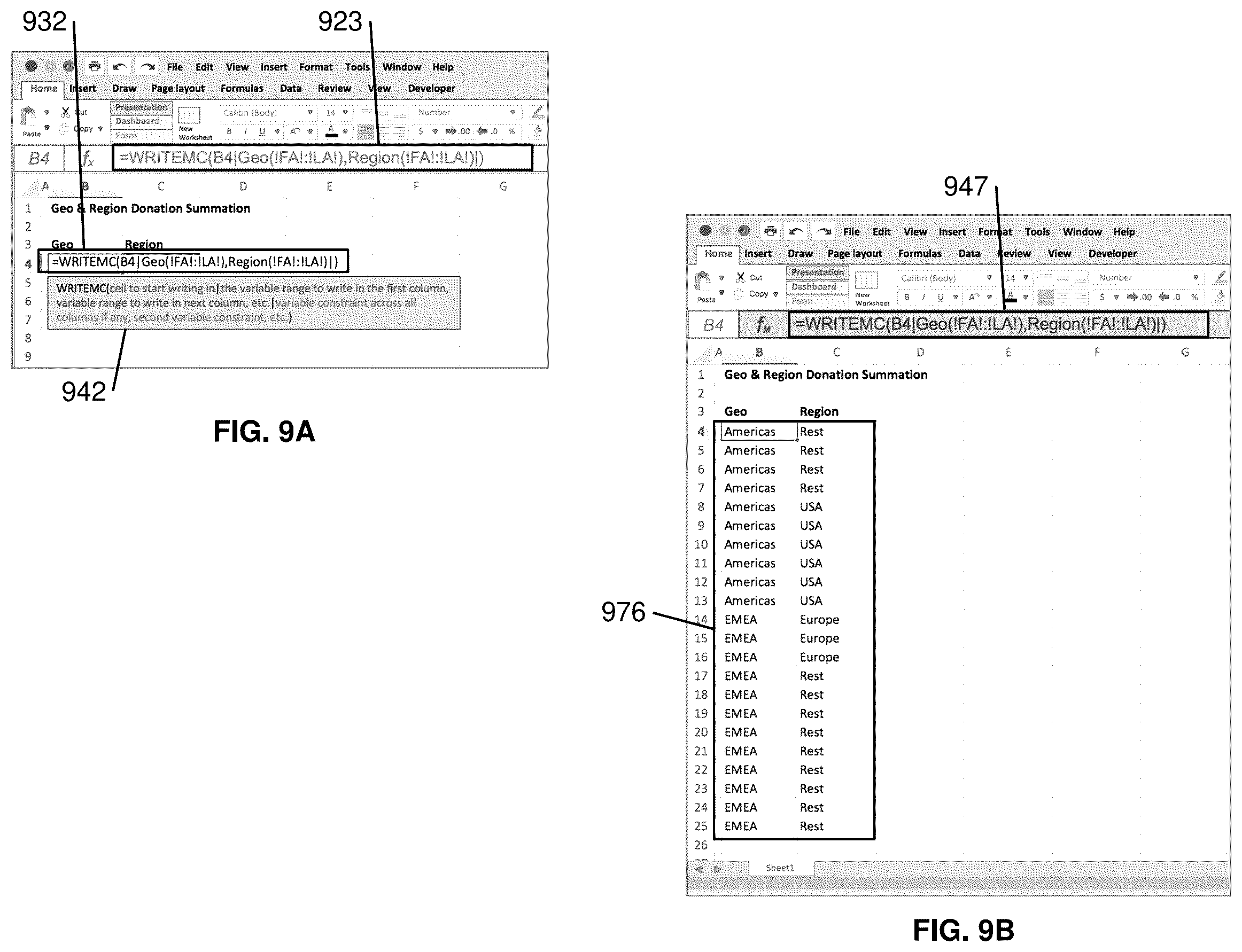 Patent US12468881 Figure 9 – Methods and systems for connecting a spreadsheet to external data sources with ordered formulaic use of data retrieved