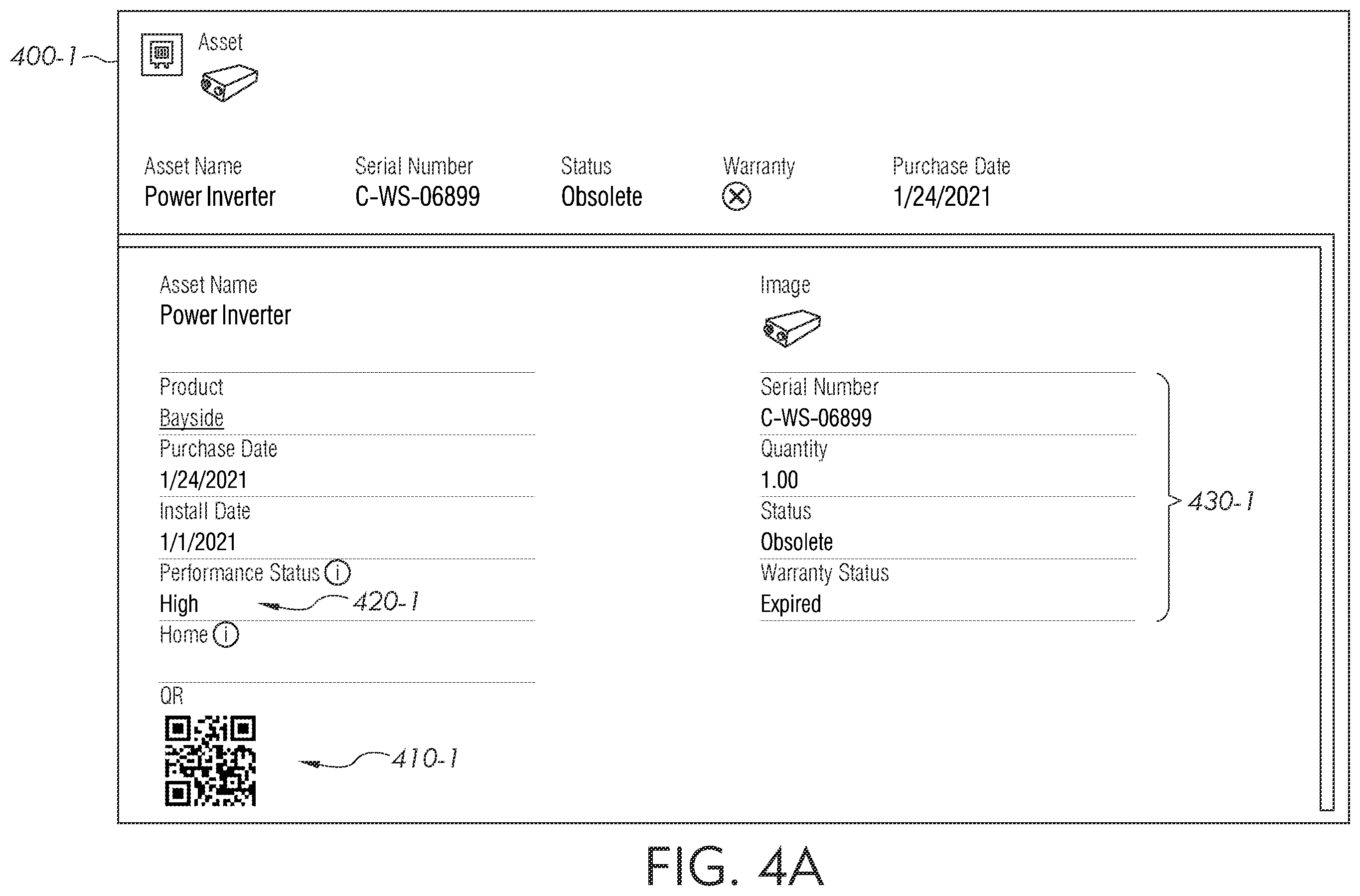 Patent US12468913 Figure 4 – Dynamically reconfiguring a glyph for redirecting a user to updated content