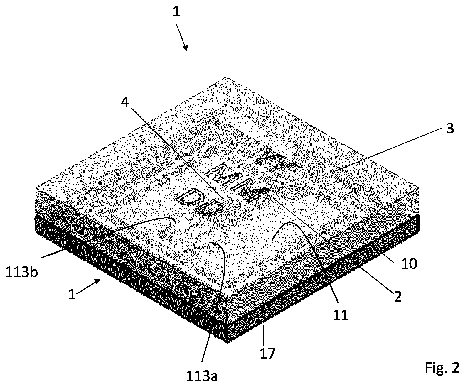 Patent US12468916 Figure 2 – RFID (radio frequency identification) tag, in particular for washable items