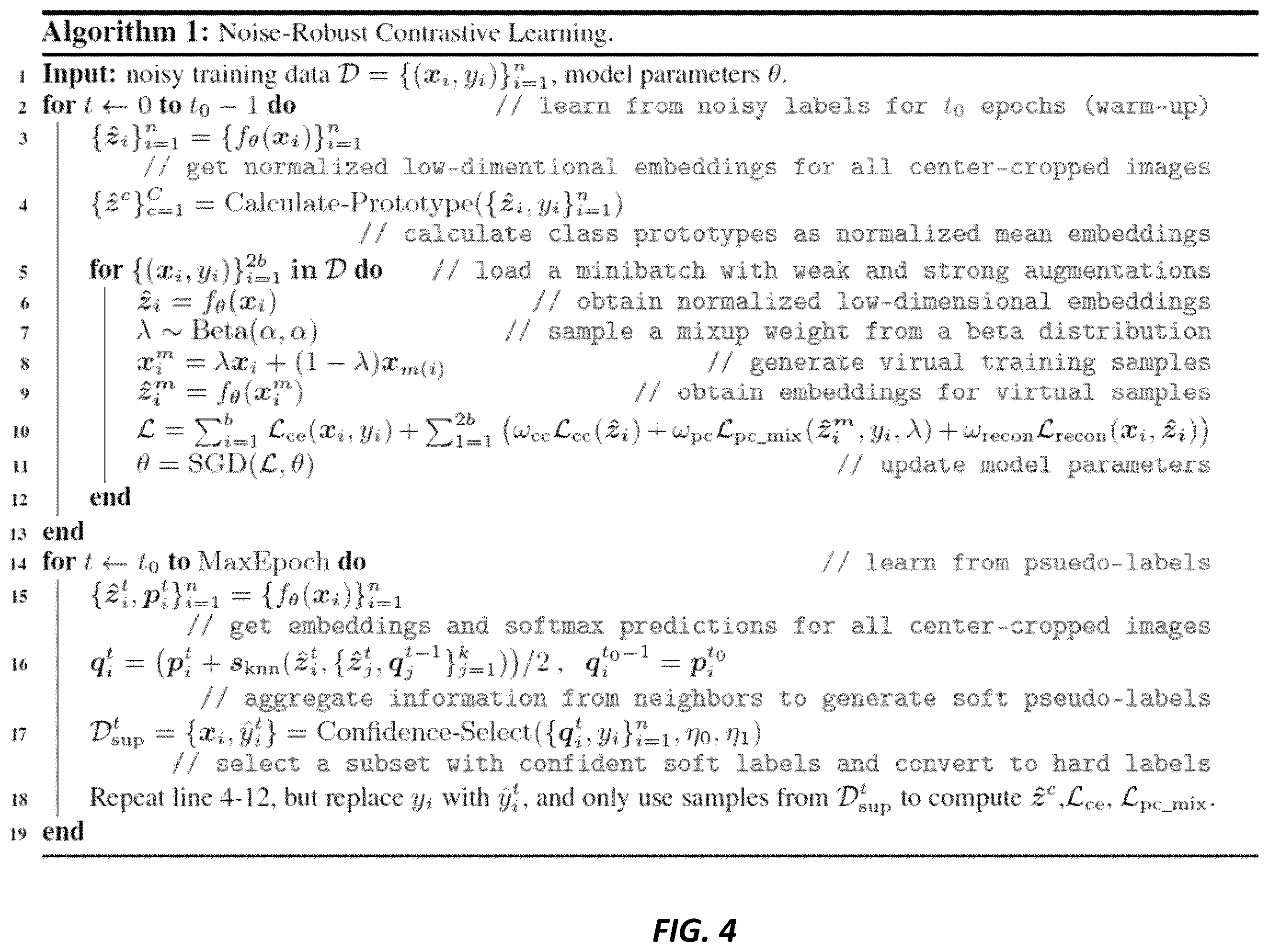 Patent US12468952 Figure 4 – Systems and methods for noise-robust contrastive learning