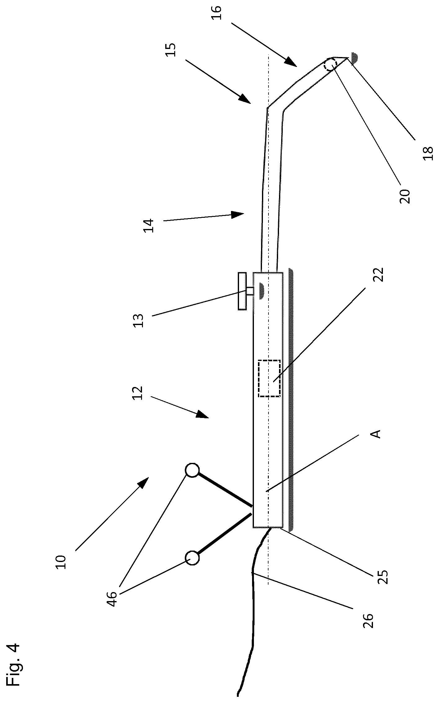 Patent US12472004 Figure 4 – Surgical instrument and method for detecting the position of a surgical instrument