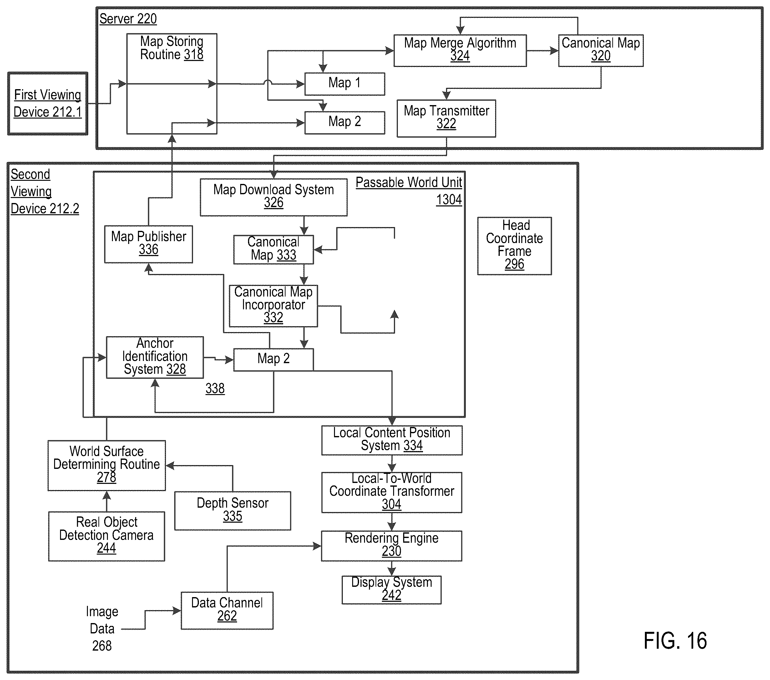 Patent US12472007 Figure 14 – Viewing system for use in a surgical environment