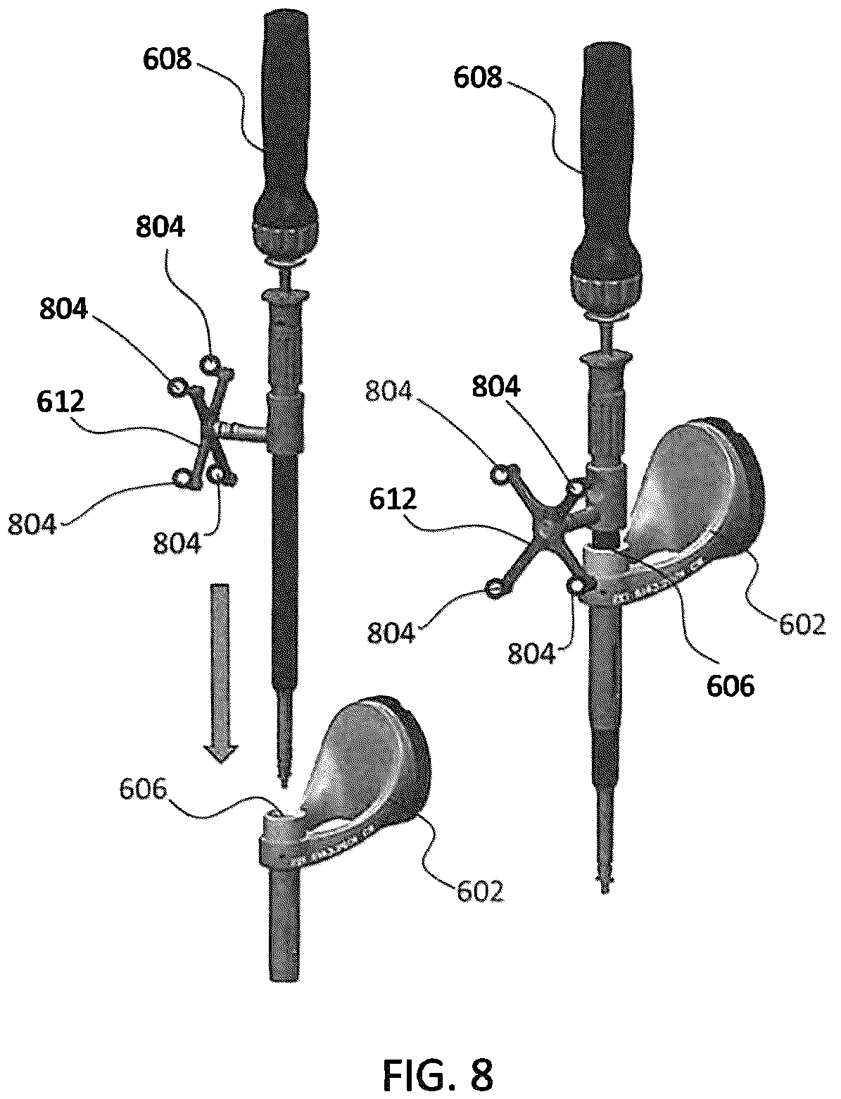 Patent US12472008 Figure 8 – Robotic fluoroscopic navigation