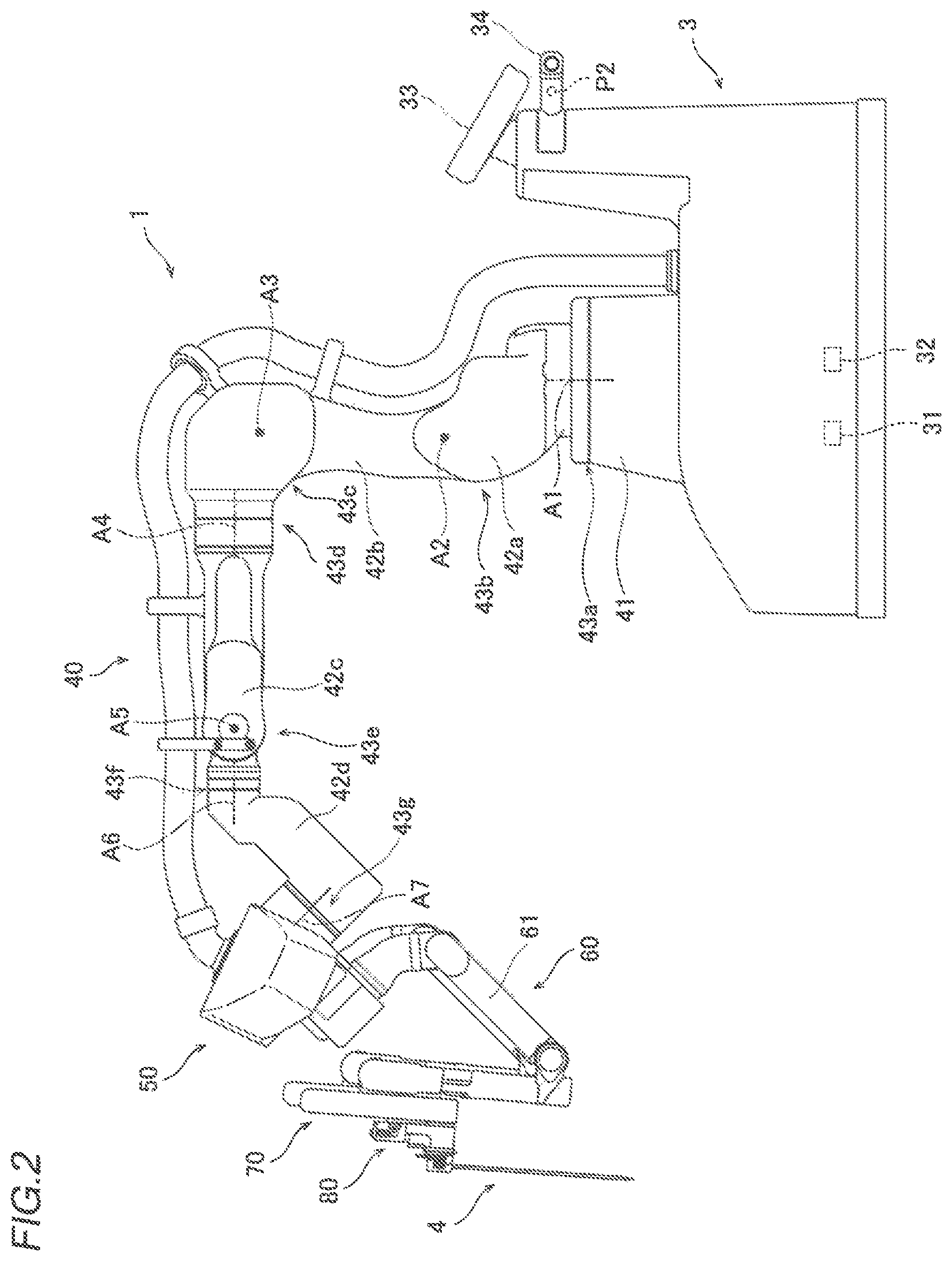 Patent US12472014 Figure 2 – Surgical robot and operation method for articulated robot