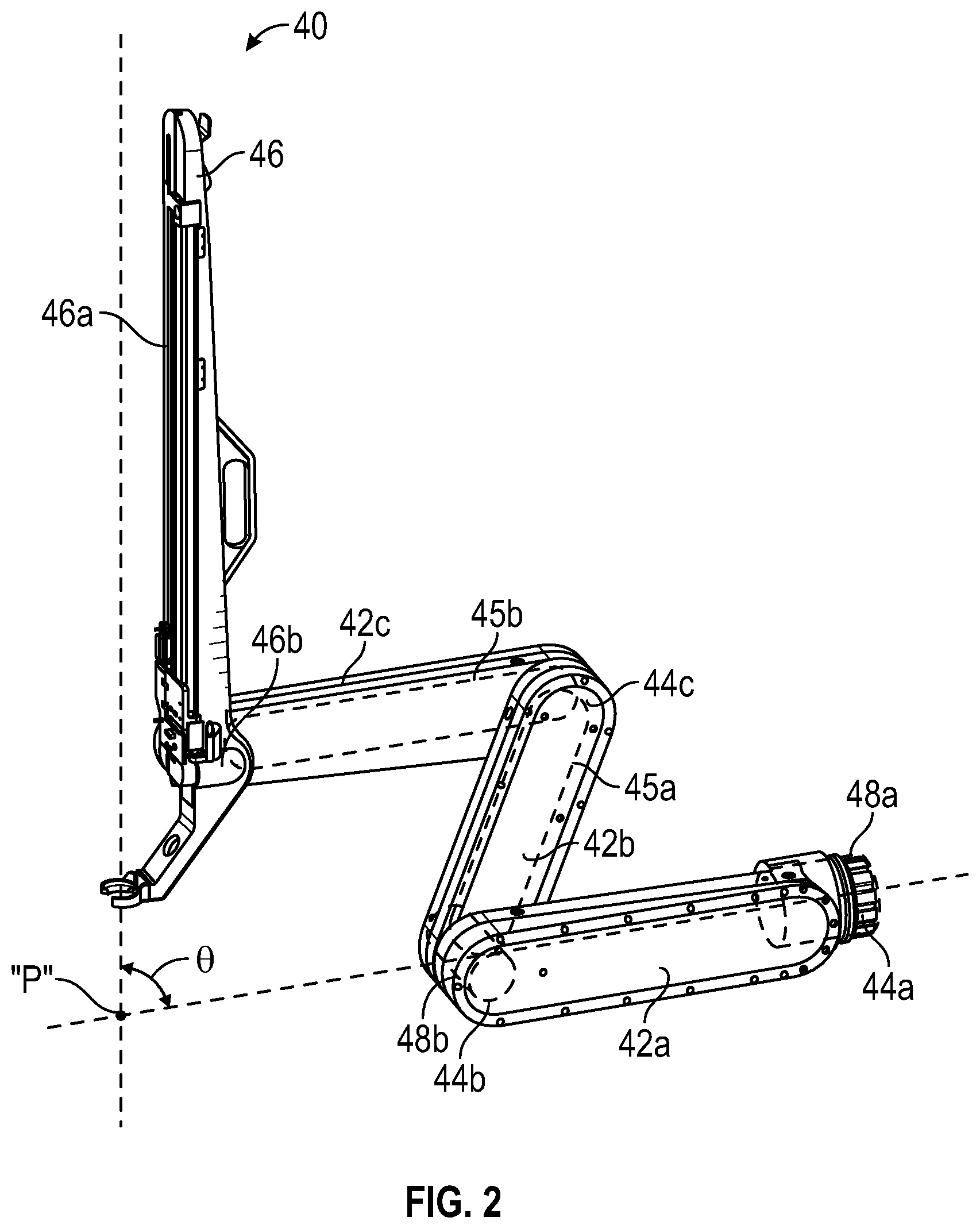 Patent US12472022 Figure 2 – Surgical robotic system with daisy chaining