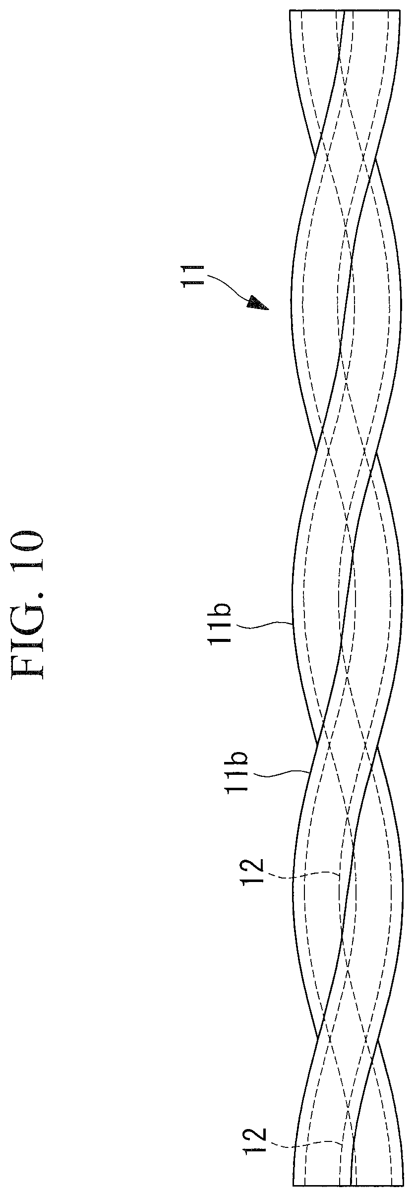 Patent US12472024 Figure 11 – Flexible-manipulator guide member and flexible manipulator