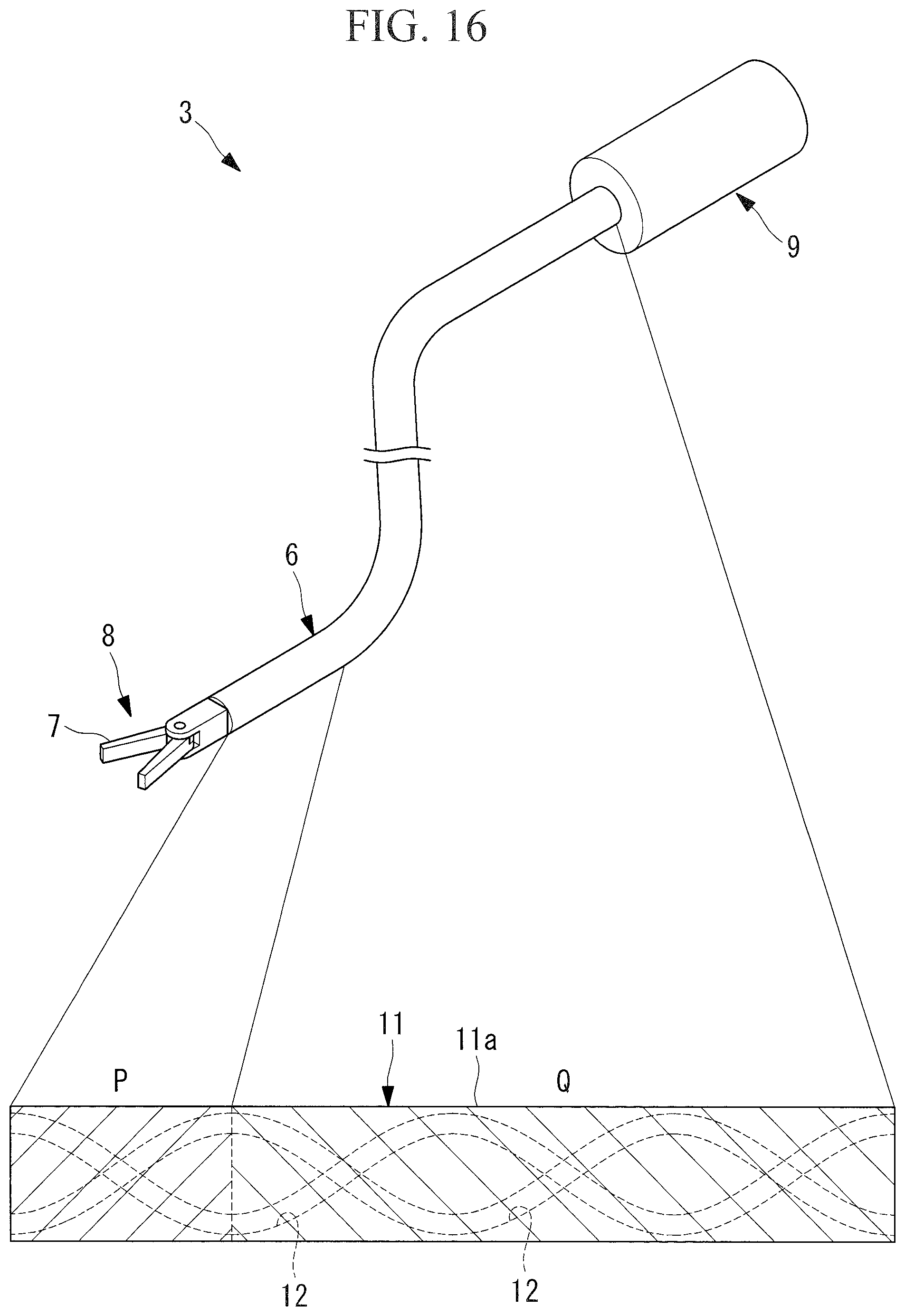 Patent US12472024 Figure 16 – Flexible-manipulator guide member and flexible manipulator