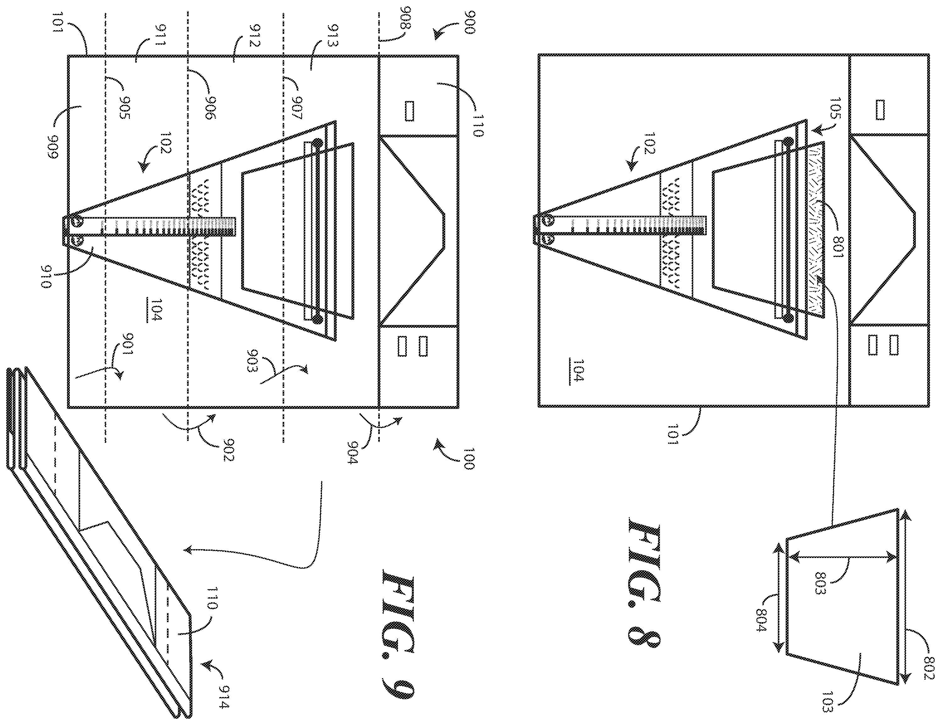Patent US12472027 Figure 5 – Dual amniotic and placenta fluid measurement parturition drape