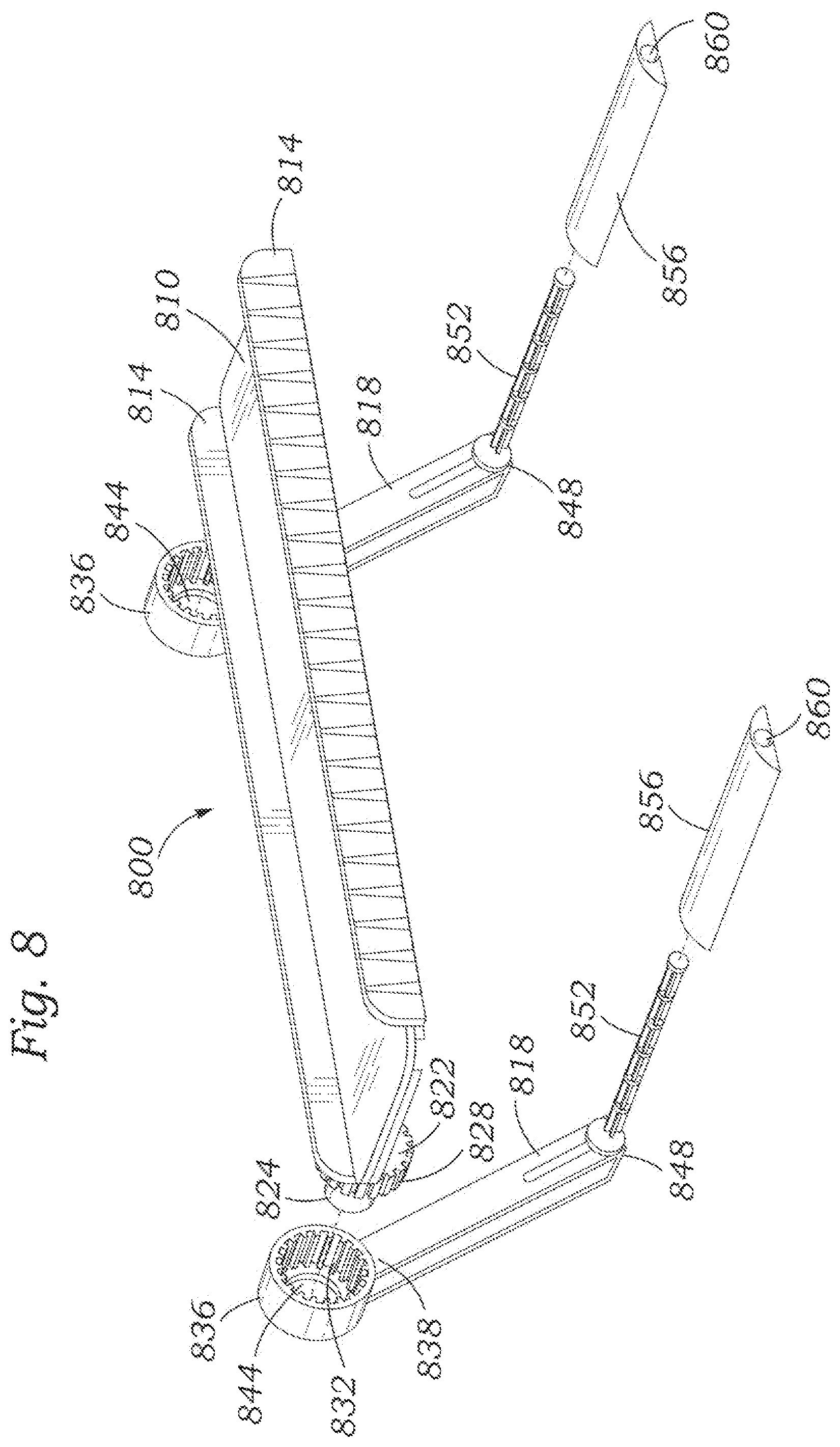 Patent US12472028 Figure 8 – Medical device stabilizing apparatus and method of use