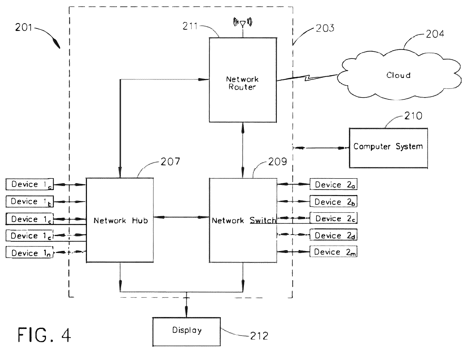 Patent US12472032 Figure 4 – Monitoring of user visual gaze to control which display system displays the primary information