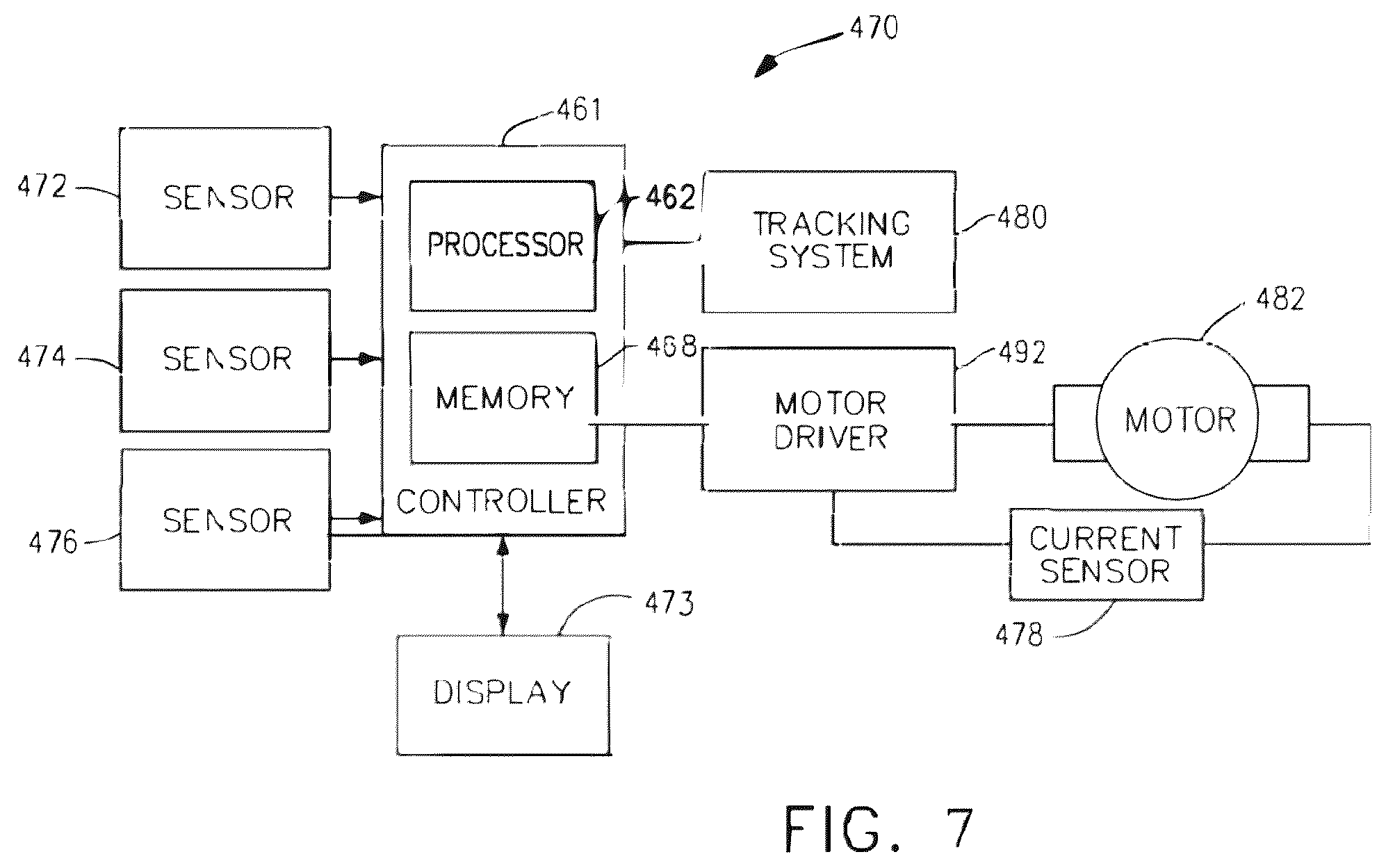 Patent US12472032 Figure 7 – Monitoring of user visual gaze to control which display system displays the primary information