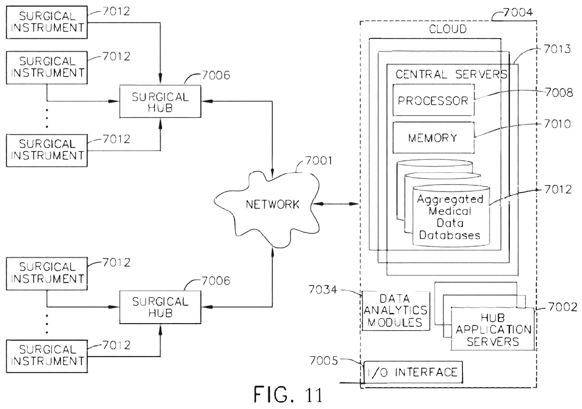 Patent US12472032 Figure 11 – Monitoring of user visual gaze to control which display system displays the primary information