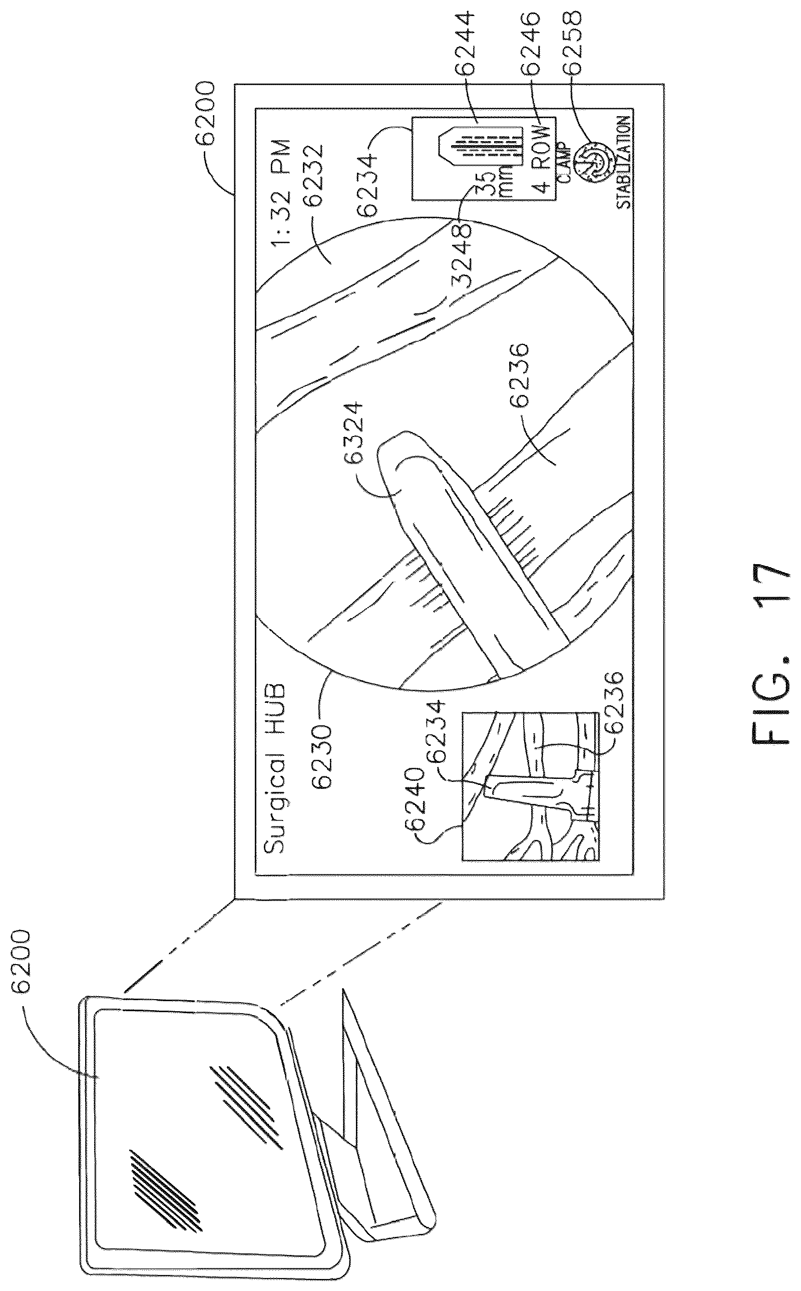 Patent US12472032 Figure 17 – Monitoring of user visual gaze to control which display system displays the primary information