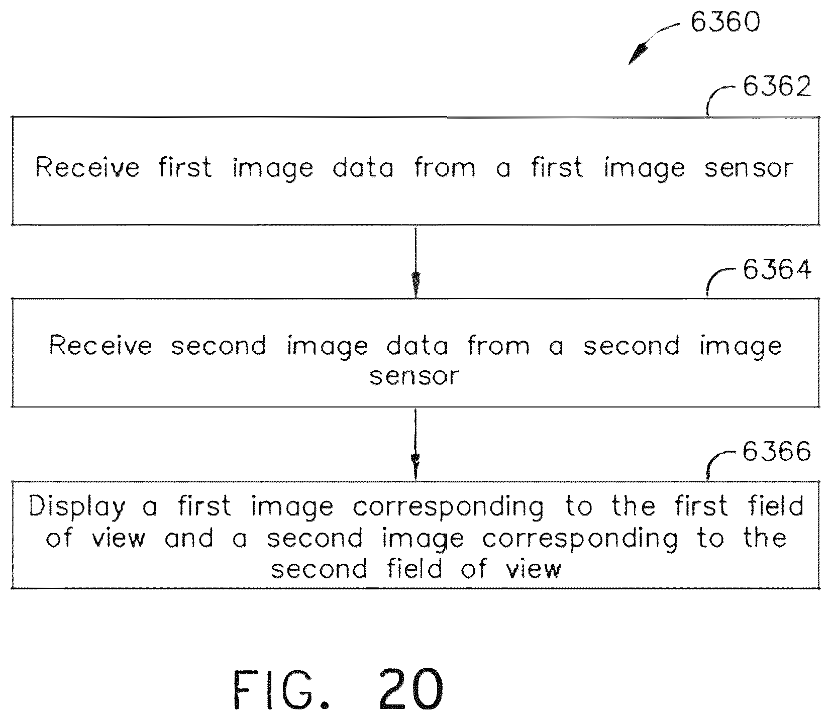 Patent US12472032 Figure 20 – Monitoring of user visual gaze to control which display system displays the primary information