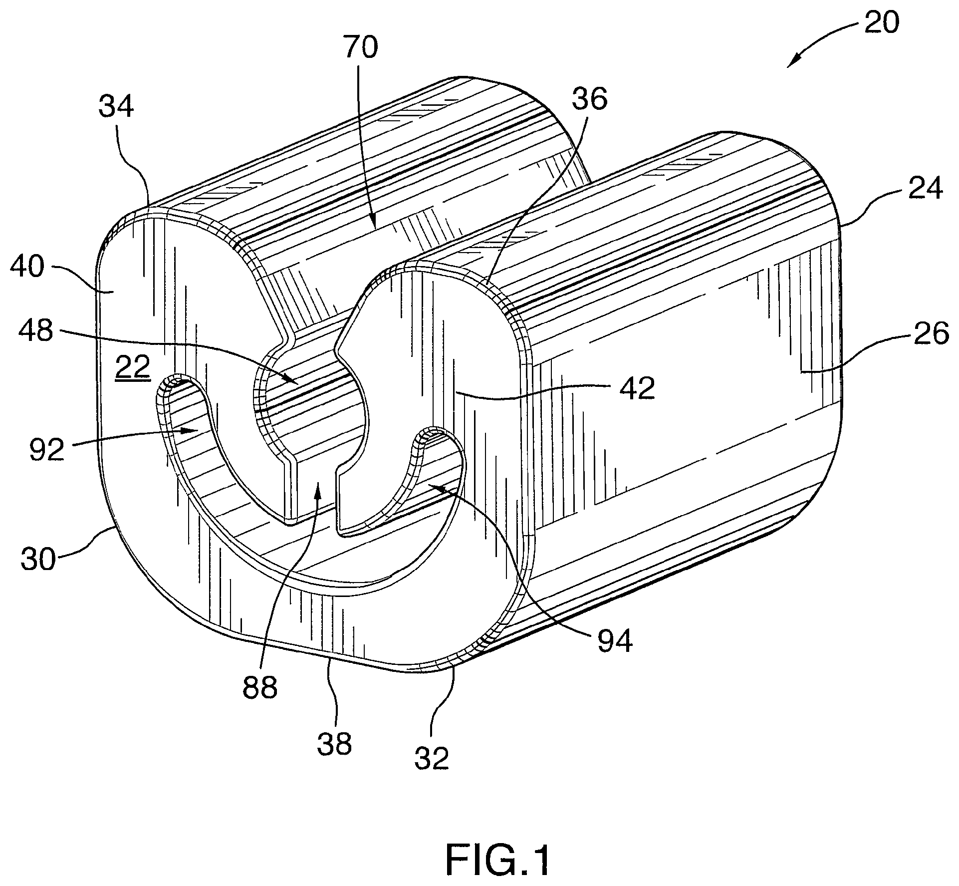 Patent US12472034 Figure 1 – Orthodontic gripping device
