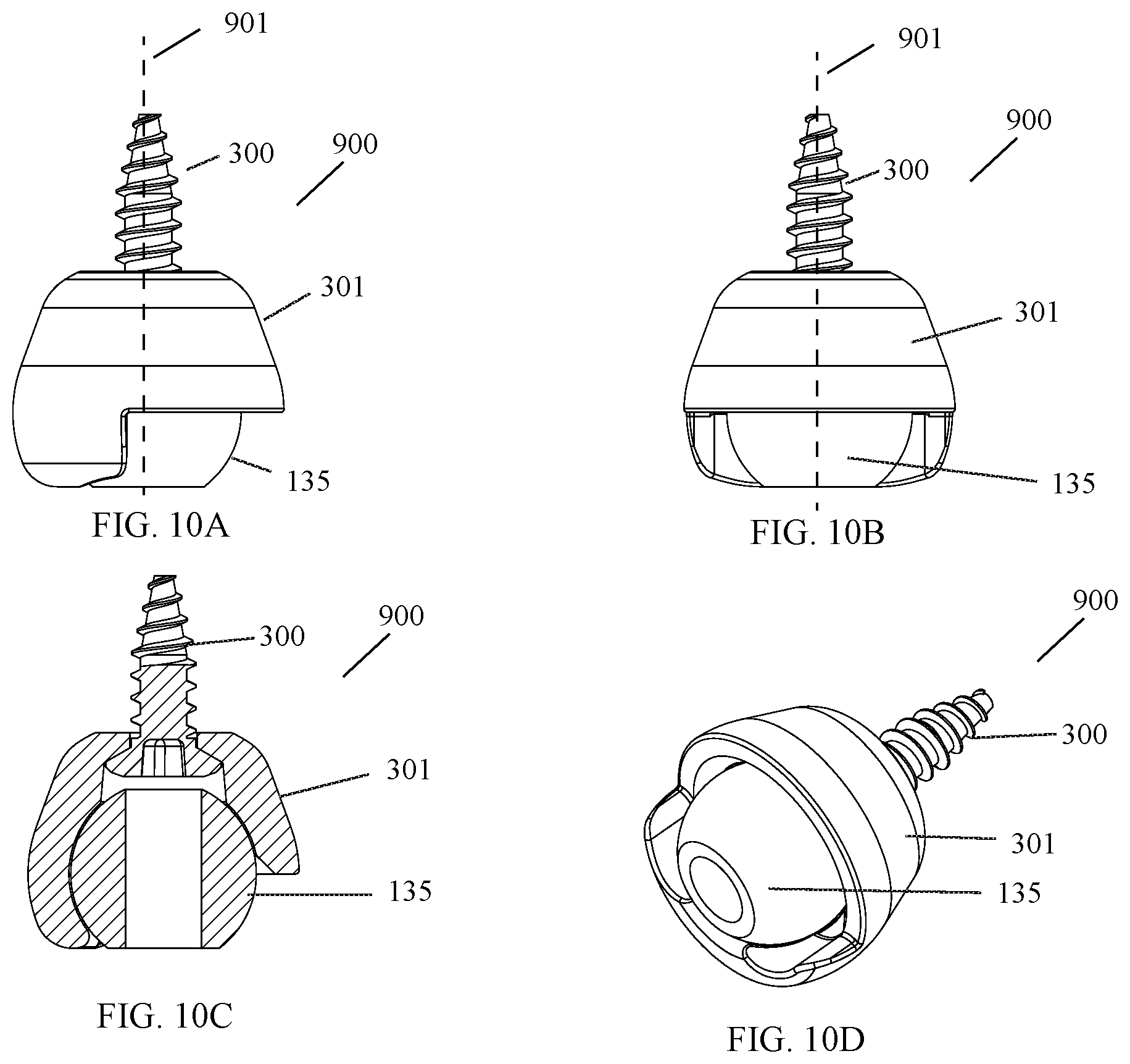 Patent US12472035 Figure 10 – Orthopedic device for midfacial bone structure advancement