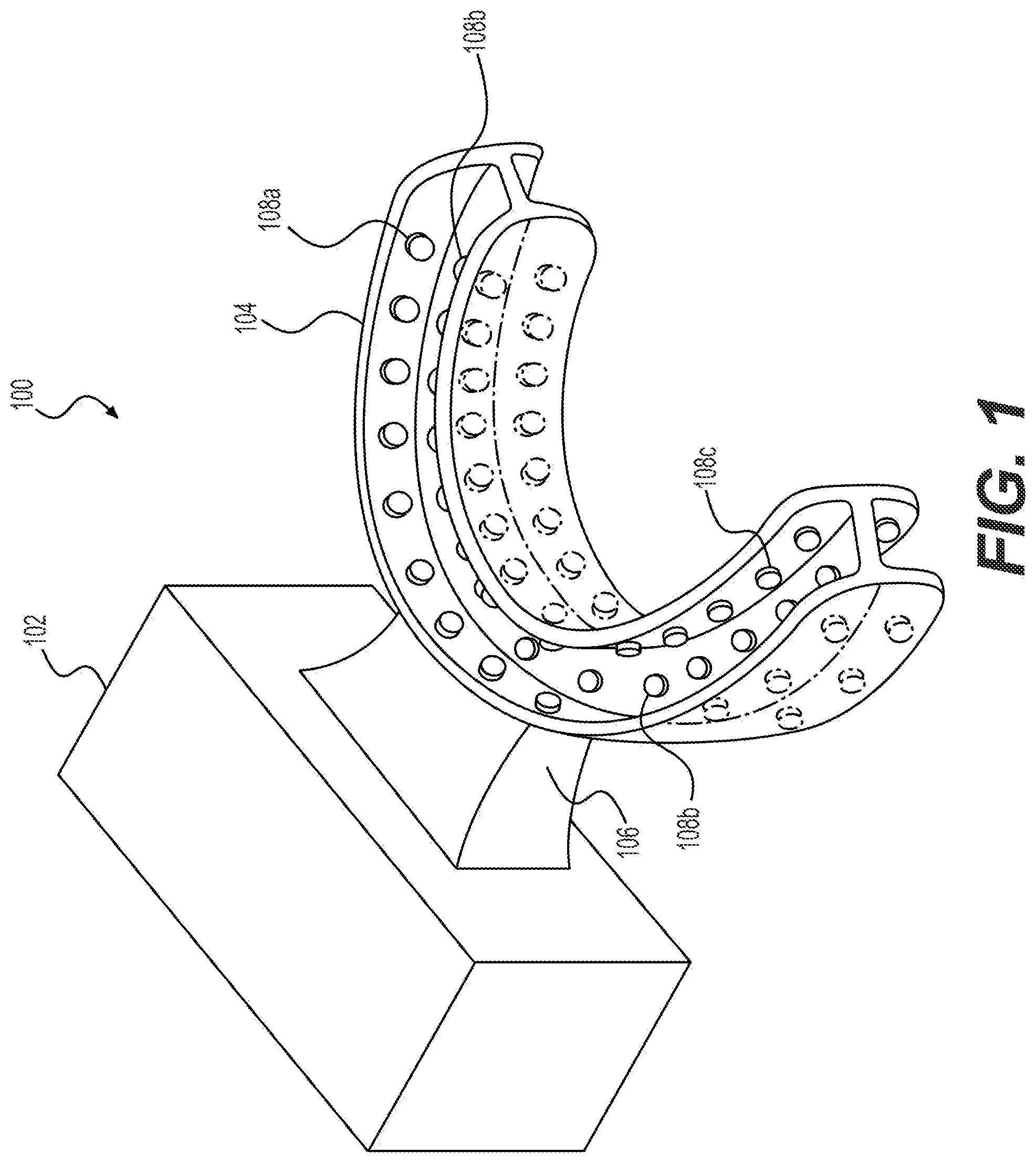 Patent US12472037 — Light-based aligner seating apparatus and methods — Figure 1