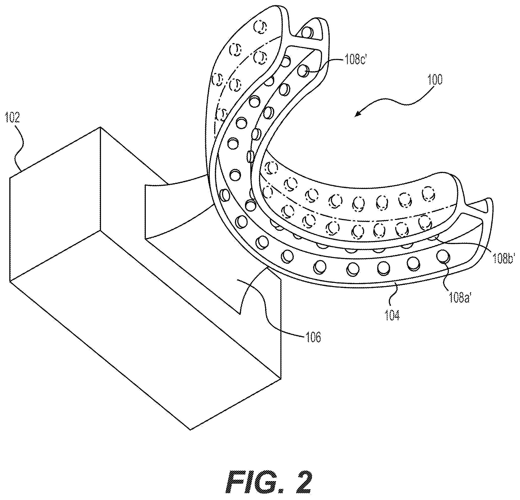 Patent US12472037 Figure 2 – Light-based aligner seating apparatus and methods
