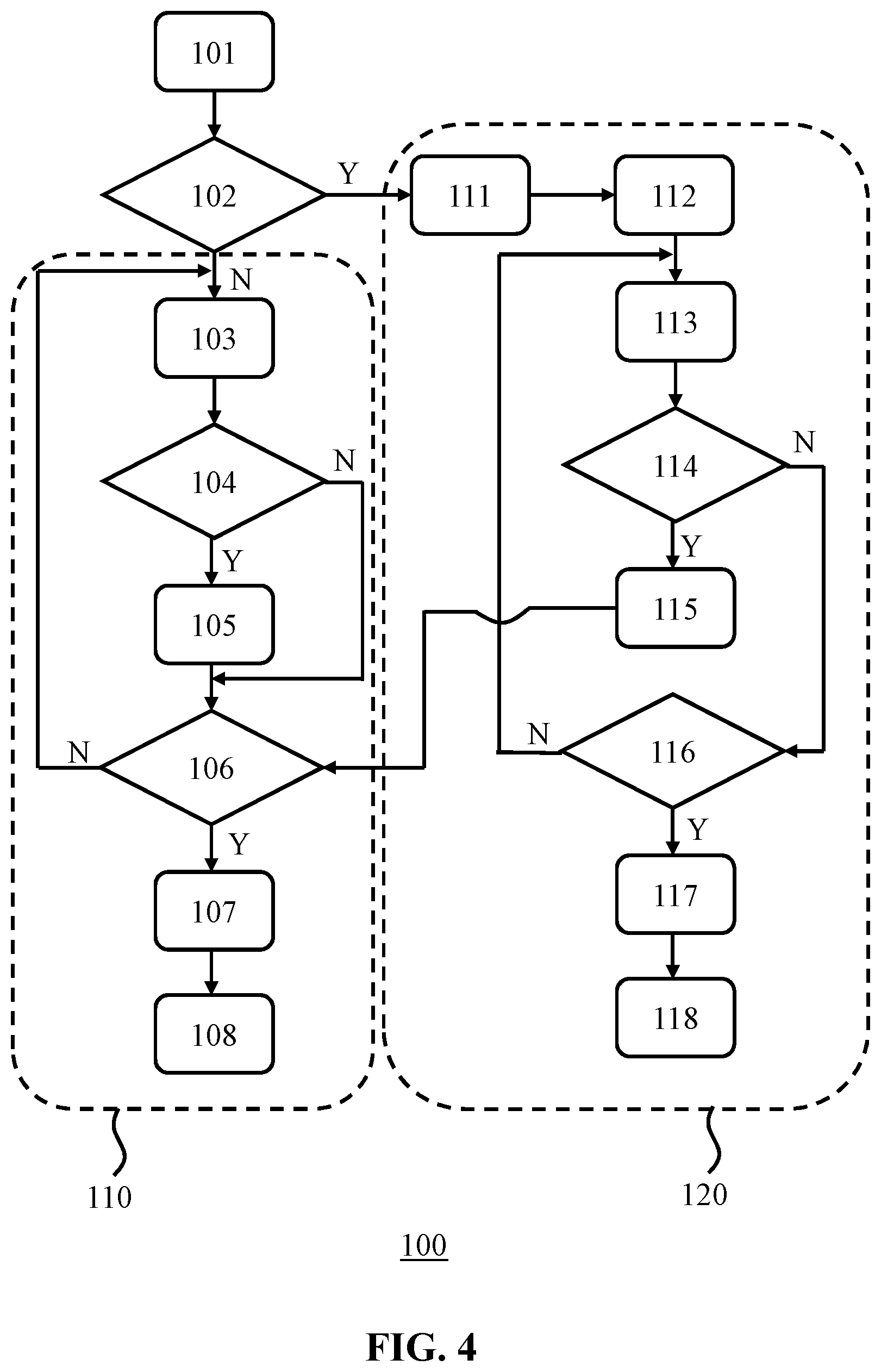 Patent US12472046 Figure 4 – Power toothbrush control