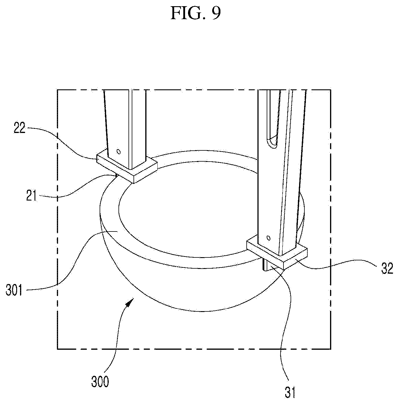 Patent US12472071 Figure 10 – Apparatus for measuring size of cup for hip arthroplasty