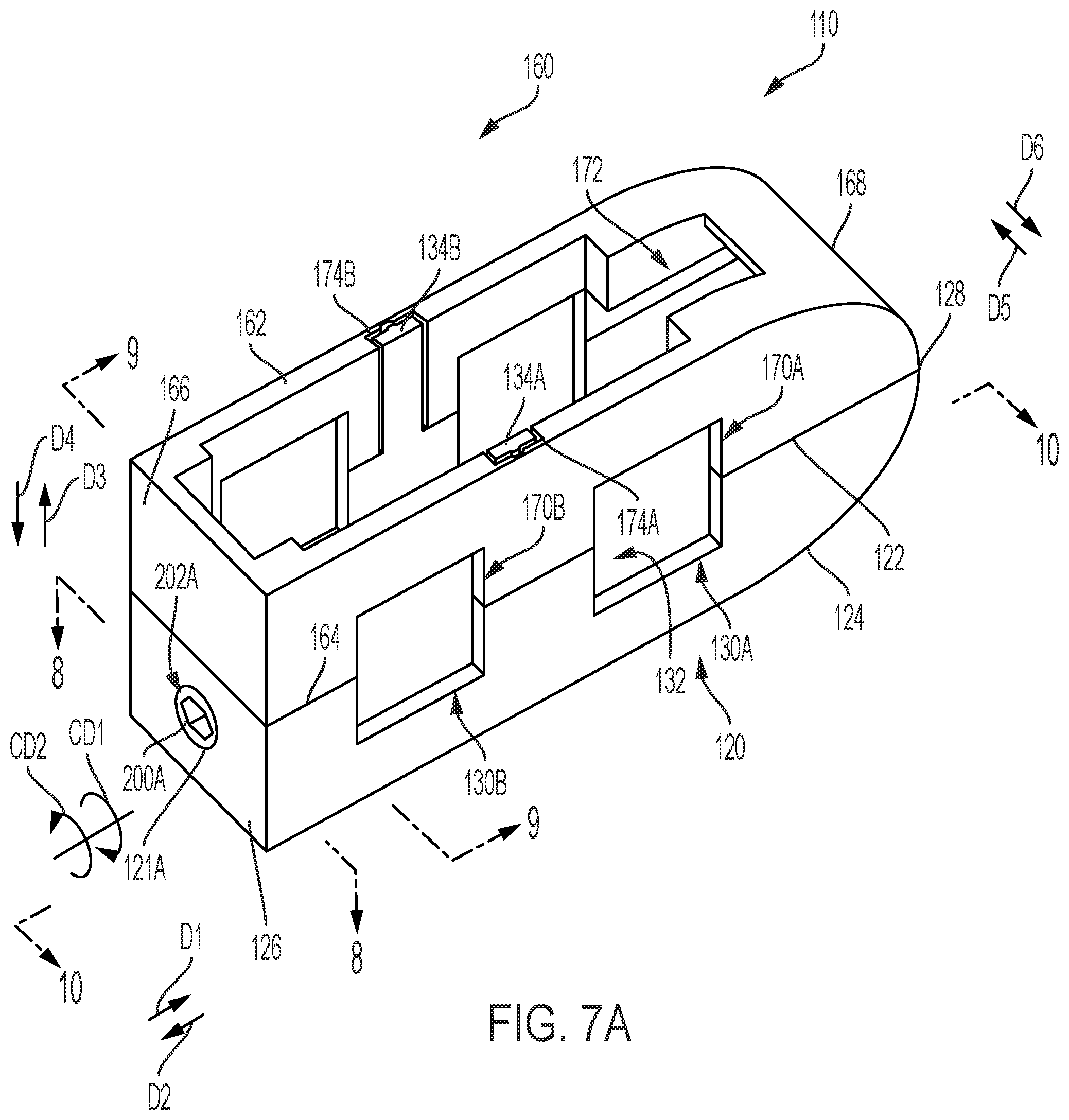 Patent US12472075 Figure 7 – Expandable intervertebral fusion implant